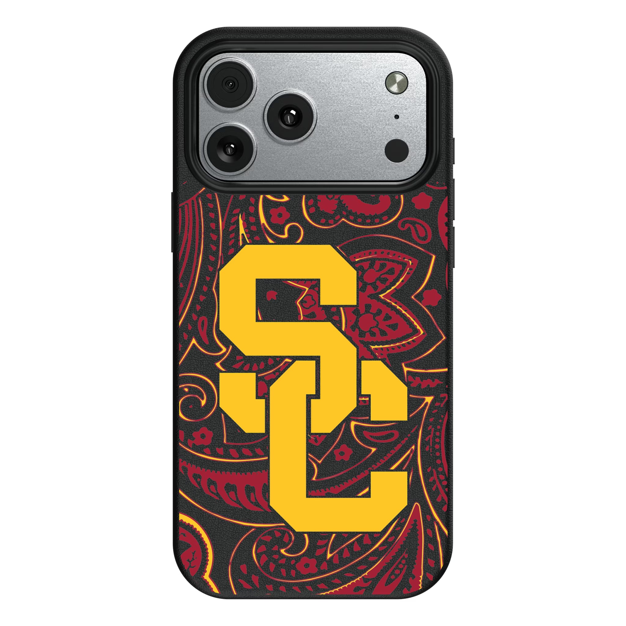 University of Southern California Trojans Paisley iPhone MagSafe Compatible Phone Case for Apple iPhone#Device_iPhone 17 Pro Max
