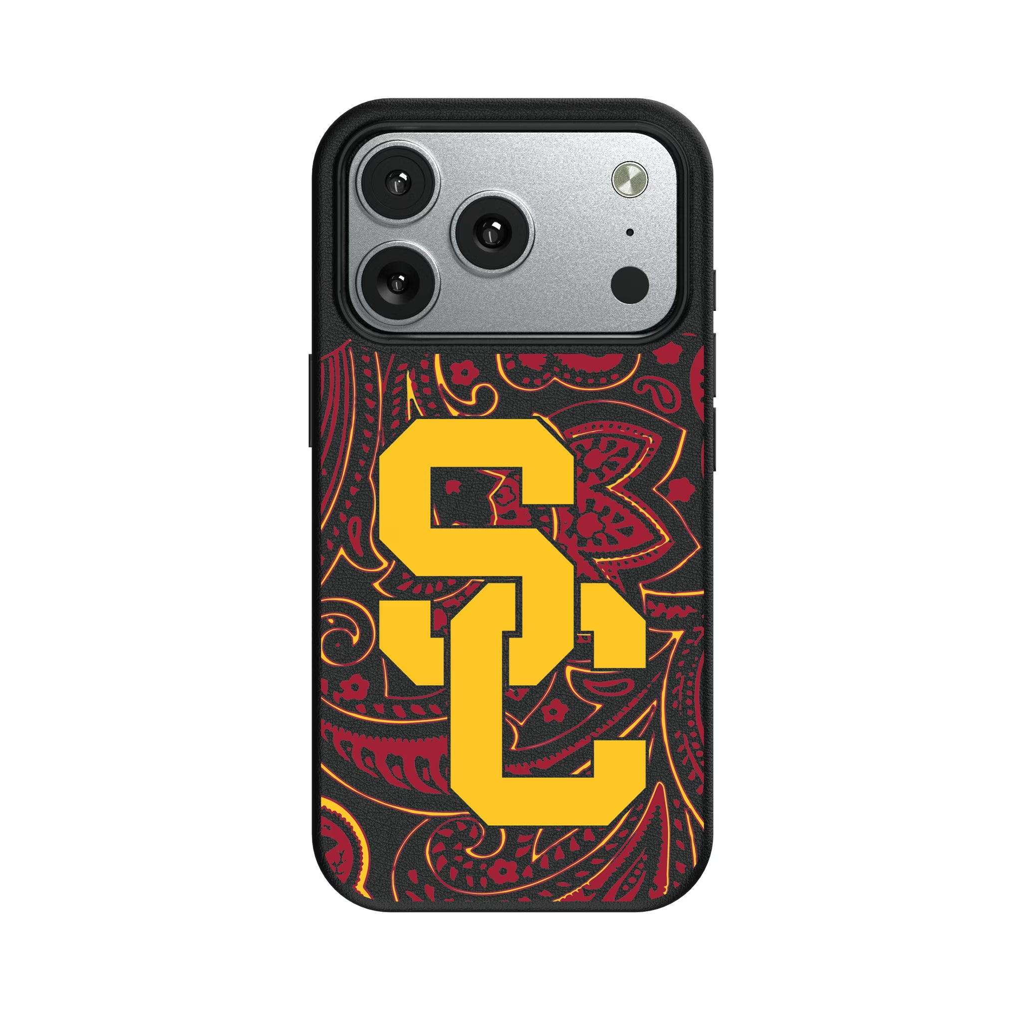 University of Southern California Trojans Paisley iPhone MagSafe Compatible Phone Case for Apple iPhone#Device_iPhone 17 Pro