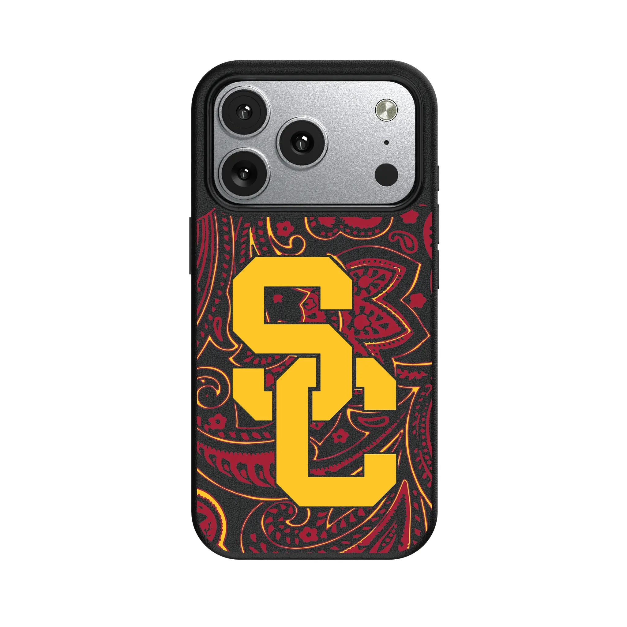 University of Southern California Trojans Paisley iPhone MagSafe Compatible Phone Case for Apple iPhone#Device_iPhone 17 Pro