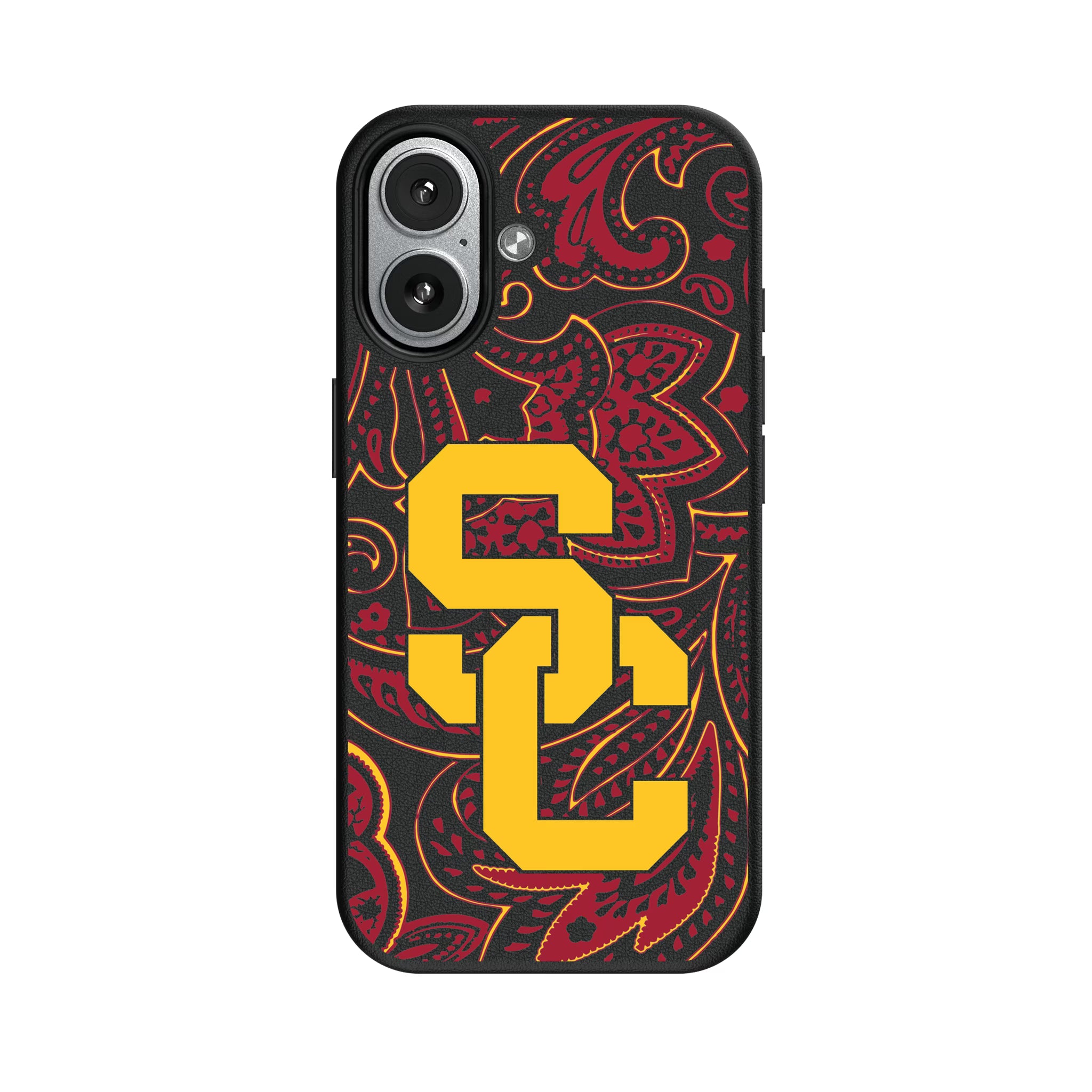 University of Southern California Trojans Paisley iPhone MagSafe Compatible Phone Case for Apple iPhone#Device_iPhone 17