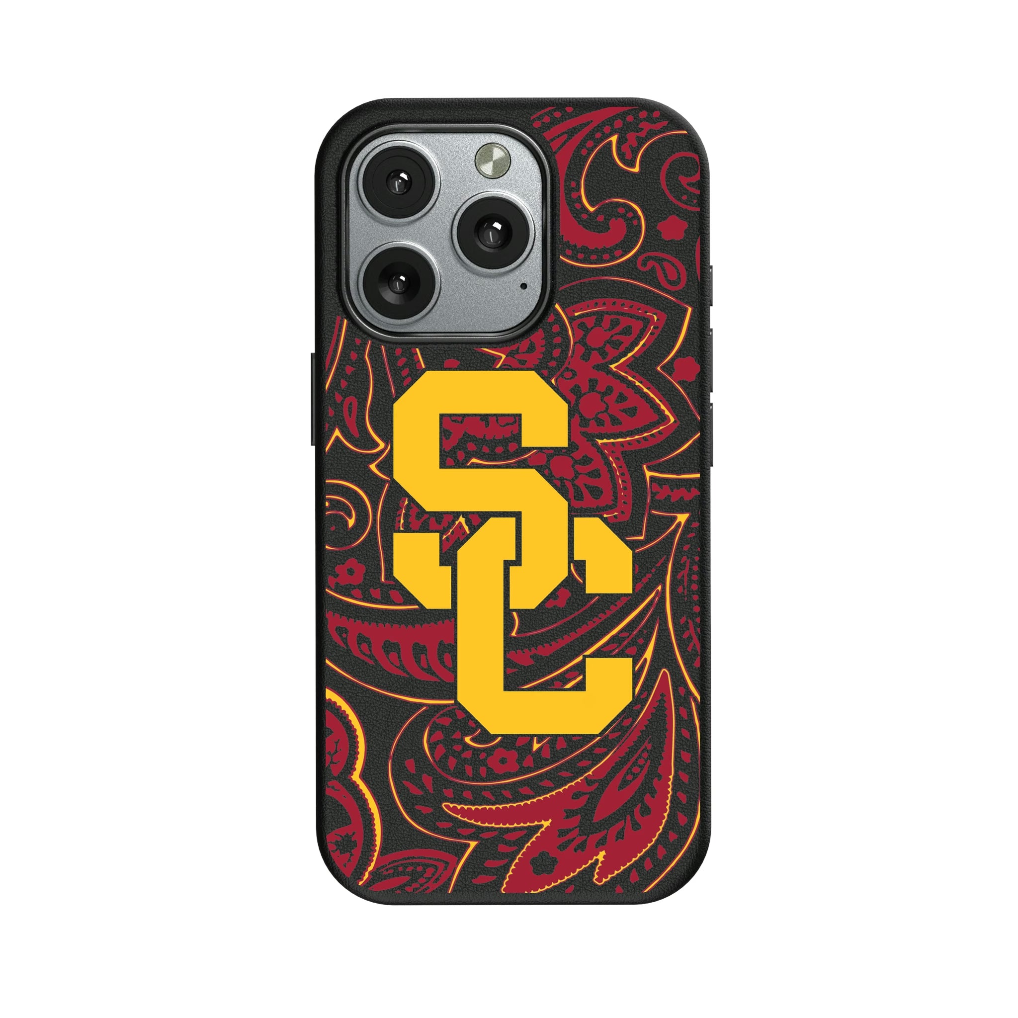 University of Southern California Trojans Paisley iPhone MagSafe Compatible Phone Case for Apple iPhone