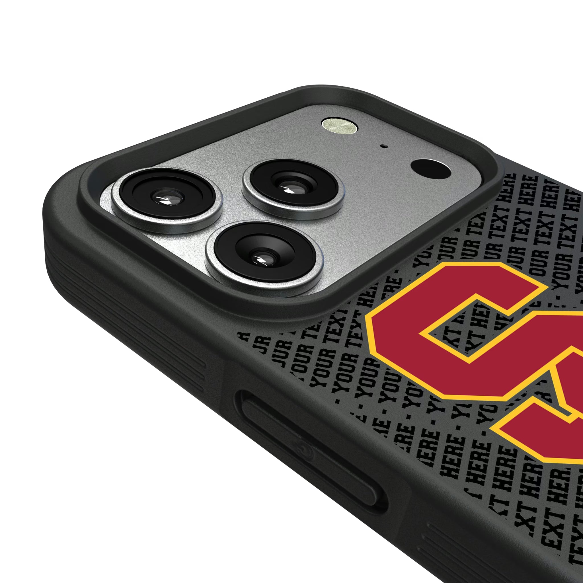 University of Southern California Trojans Personalized EndZone Plus iPhone Bump Phone Case for Apple iPhone - Detail#Device_iPhone 17 Pro