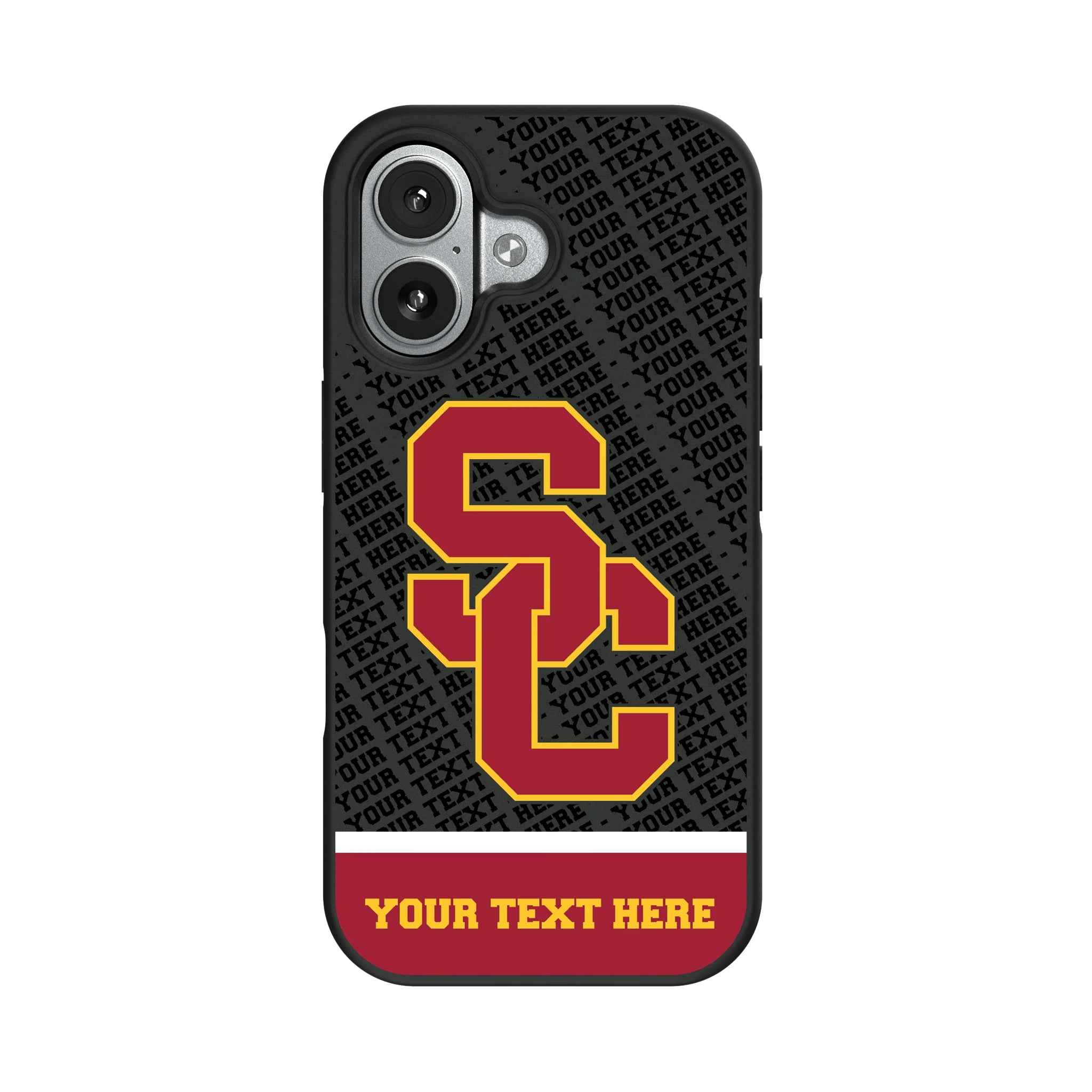 University of Southern California Trojans Personalized EndZone Plus iPhone Bump Phone Case for Apple iPhone#Device_iPhone 17