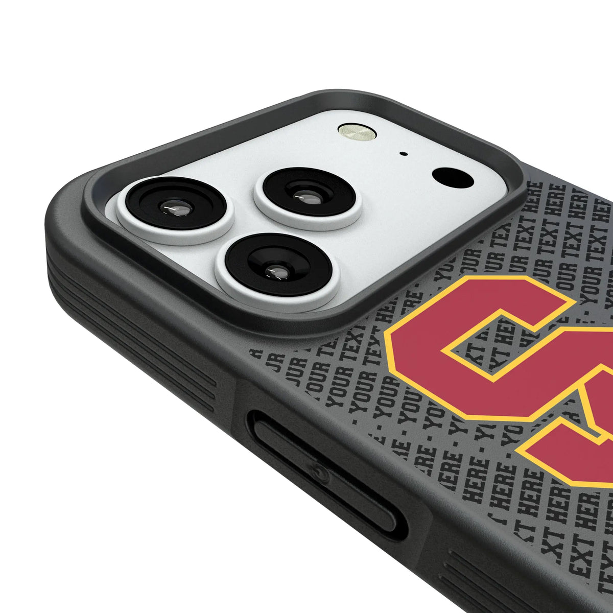 University of Southern California Trojans Personalized EndZone Plus iPhone Bump Phone Case for Apple iPhone - Detail#Device_iPhone 18 Pro