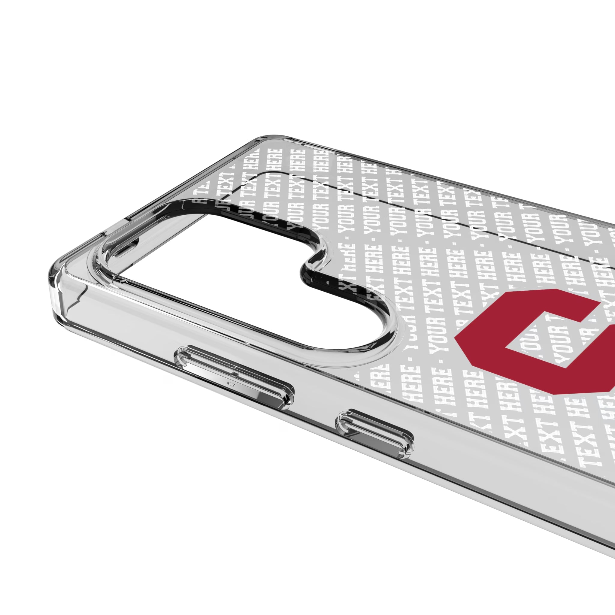 University of Southern California Trojans Personalized EndZone Plus Galaxy Clear Phone Case for Samsung Galaxy - Detail