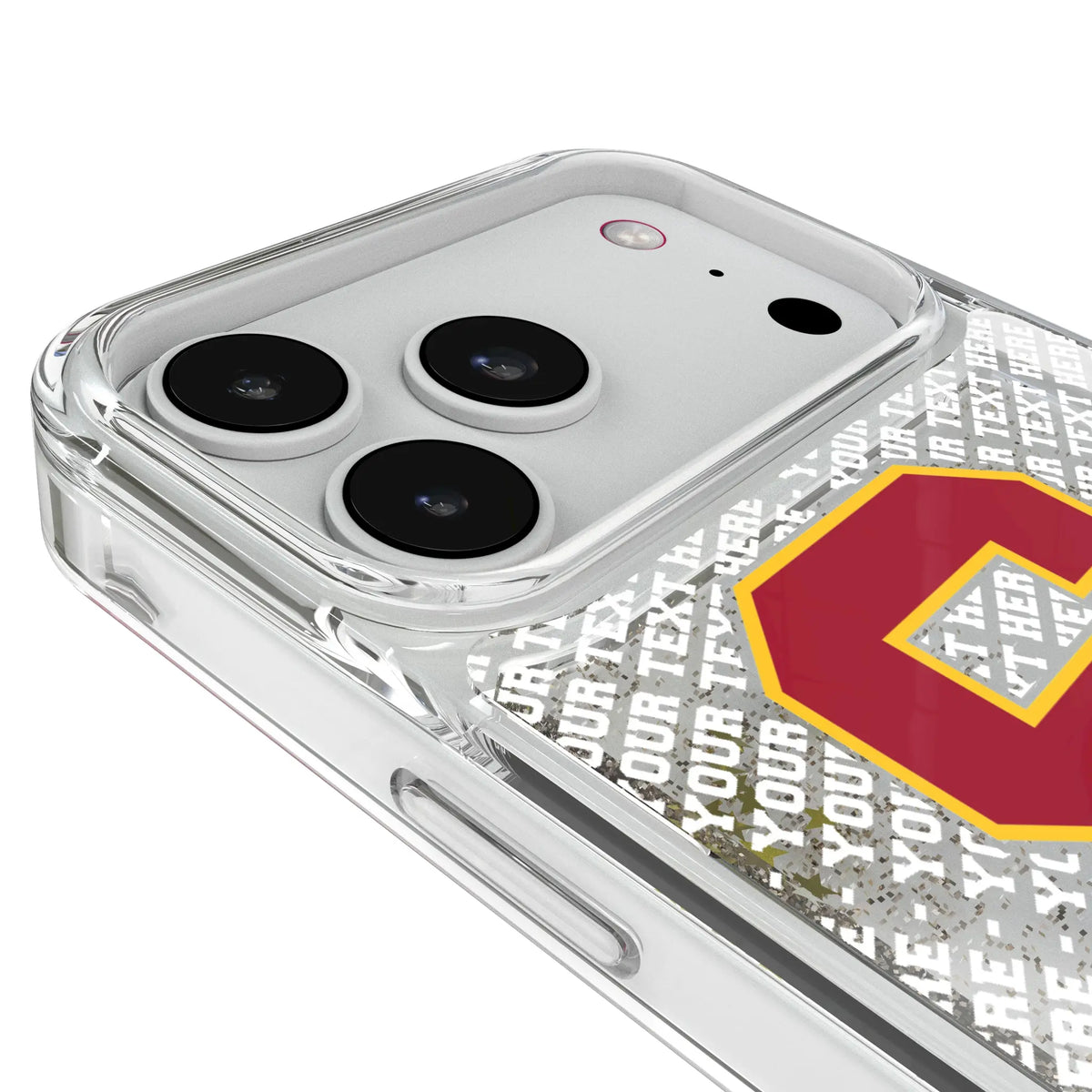 University of Southern California Trojans Personalized EndZone Plus iPhone Glitter Phone Case for Apple iPhone - Detail#Device_iPhone 18 Pro Max
