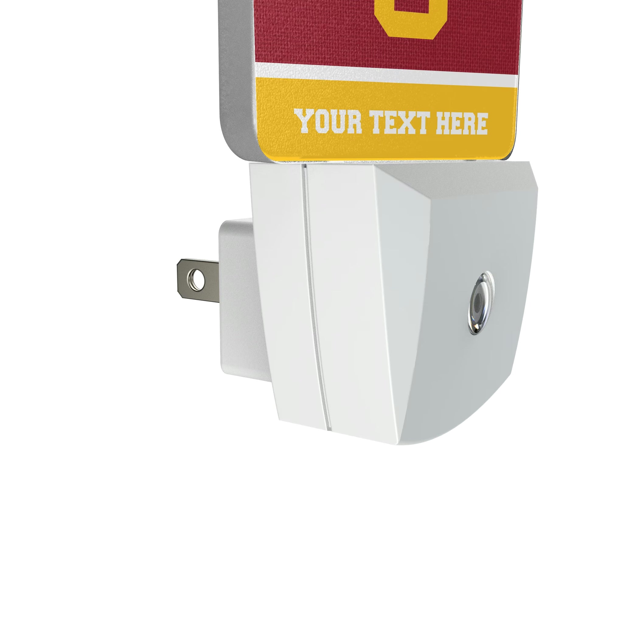 University of Southern California Trojans Personalized Endzone Solid Night Light 2-Pack - Detail