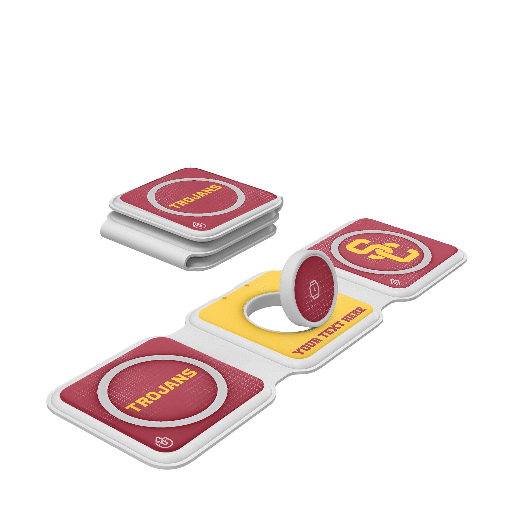 University of Southern California Trojans Personalized Hatch Foldable 3 in 1 Charger