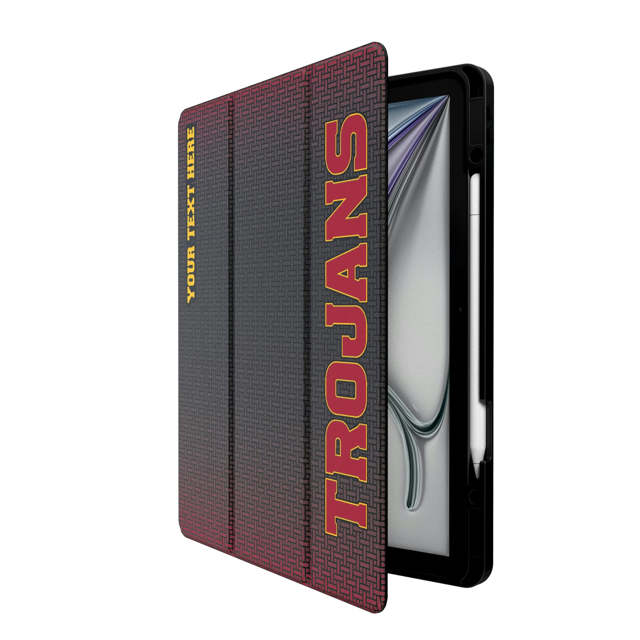 University of Southern California Trojans Personalized Linen iPad Tablet Case for Apple iPad