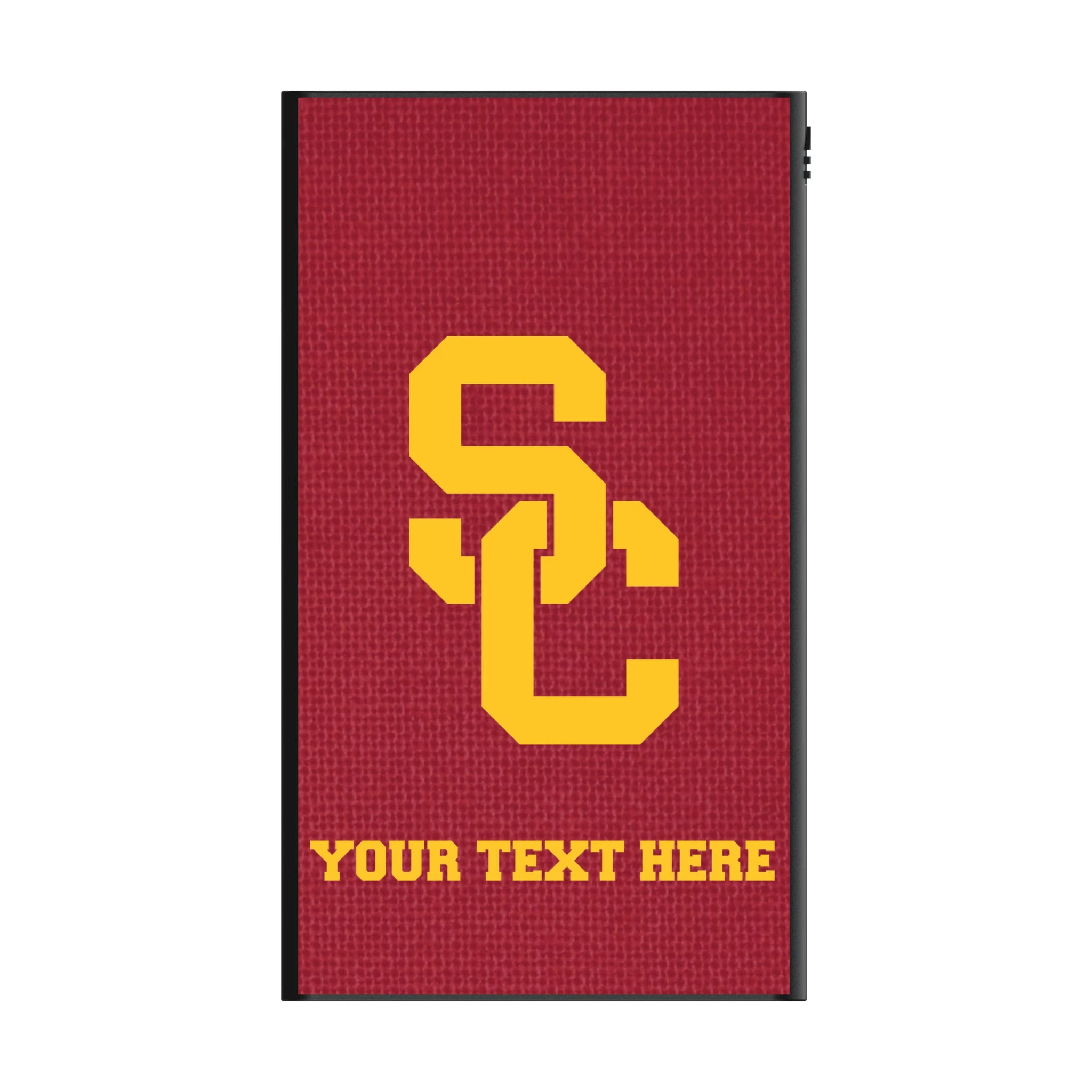 University of Southern California Trojans Personalized Solid 5000mAh Flat Powerbank