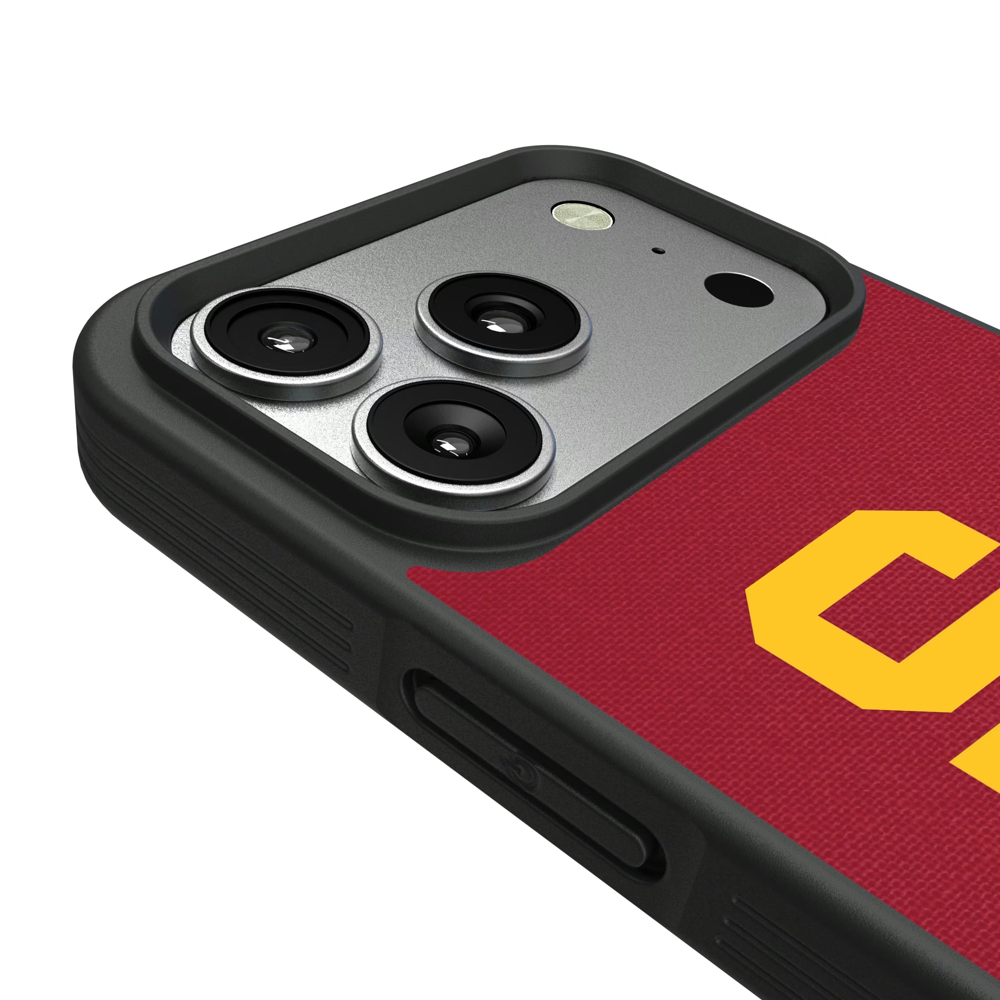 University of Southern California Trojans Personalized Stripe iPhone Bump Phone Case for Apple iPhone - Detail#Device_iPhone 17 Pro