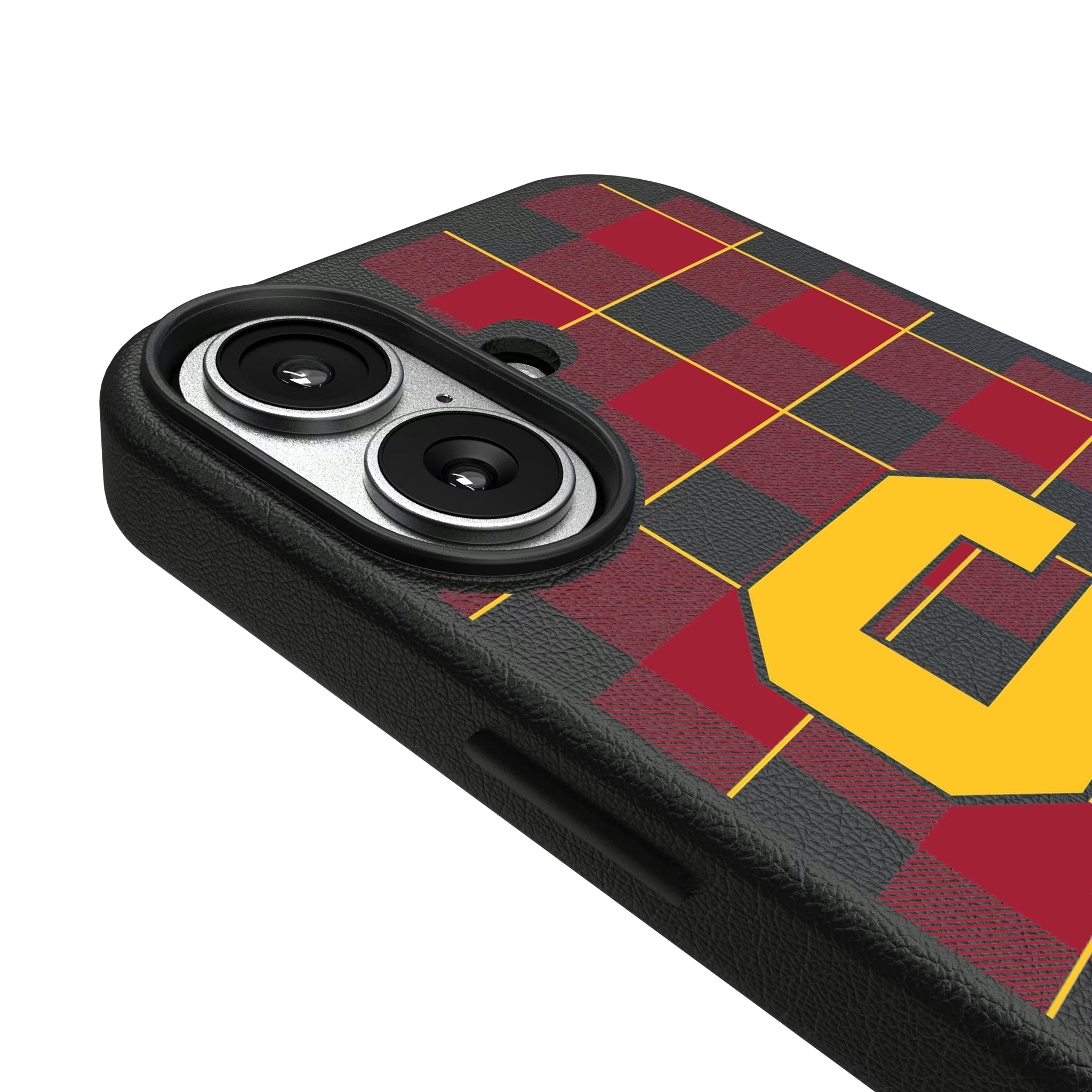 University of Southern California Trojans Plaid iPhone MagSafe Compatible Phone Case for Apple iPhone - Detail#Device_iPhone 17