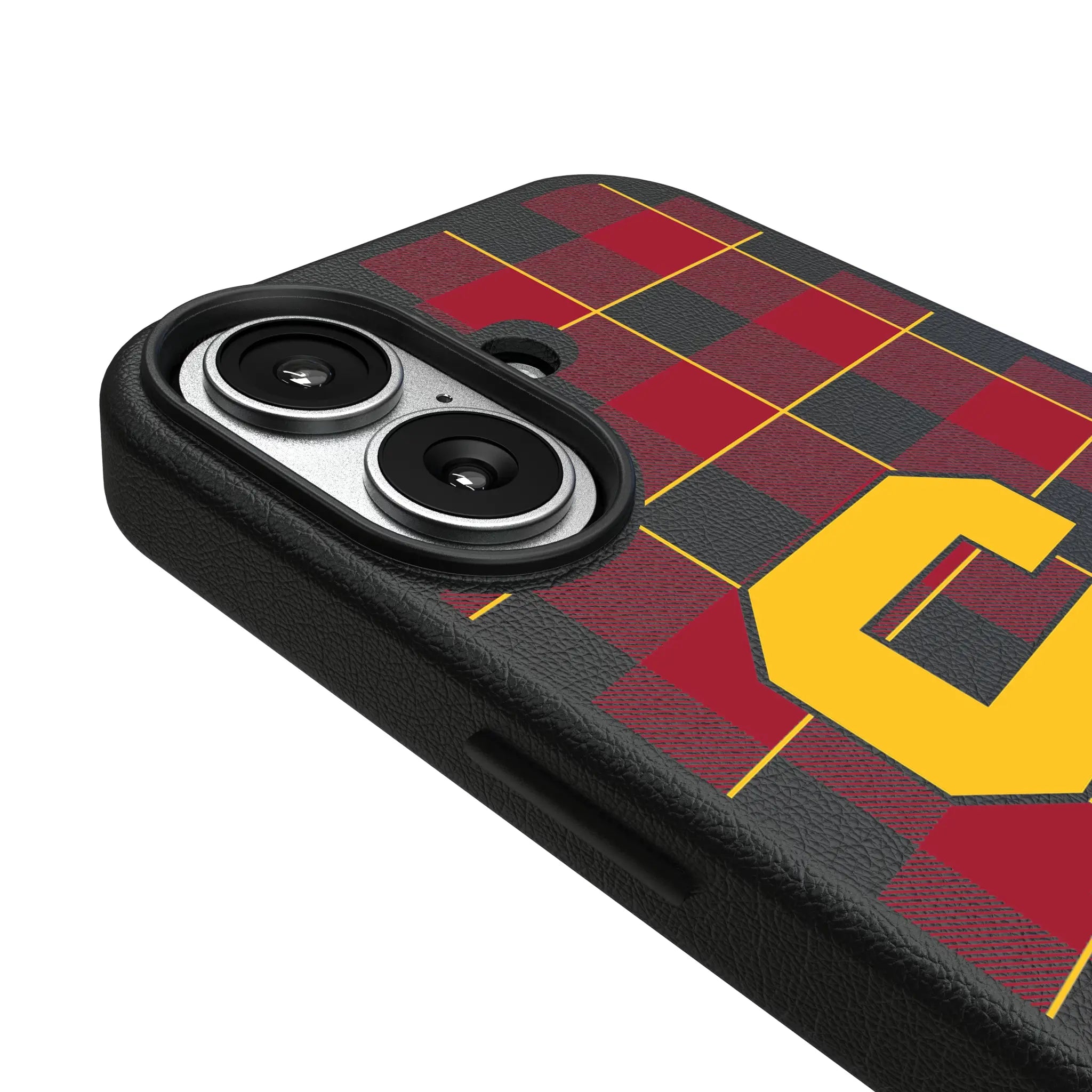 University of Southern California Trojans Plaid iPhone MagSafe Compatible Phone Case for Apple iPhone - Detail#Device_iPhone 17