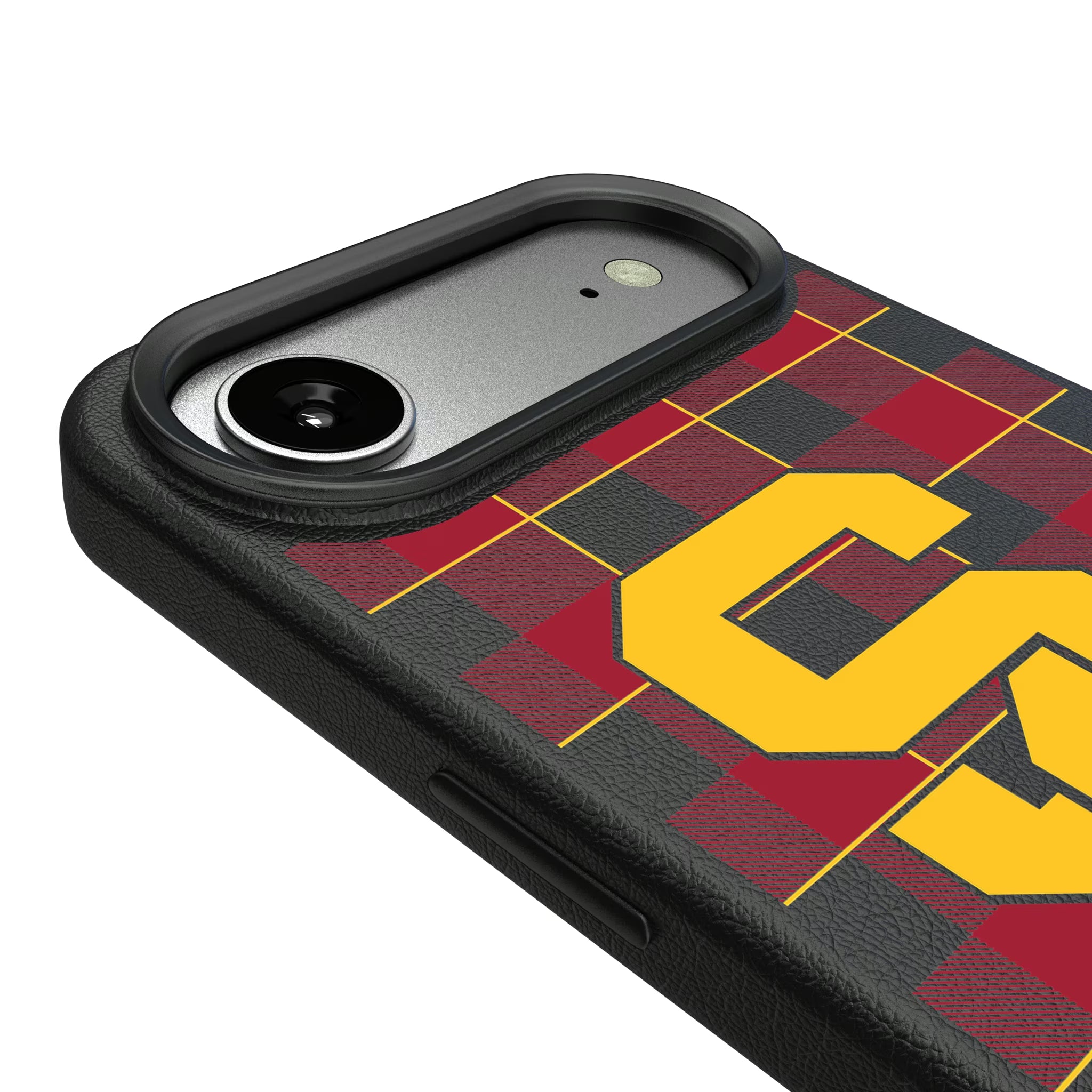 University of Southern California Trojans Plaid iPhone MagSafe Compatible Phone Case for Apple iPhone - Detail#Device_iPhone Air