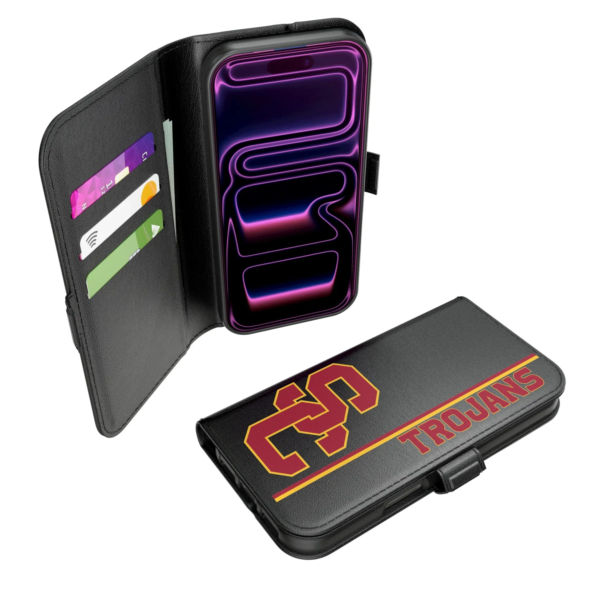 University of Southern California Trojans Sidebar iPhone Folio Phone Case for Apple iPhone#Device_iPhone 17 Pro