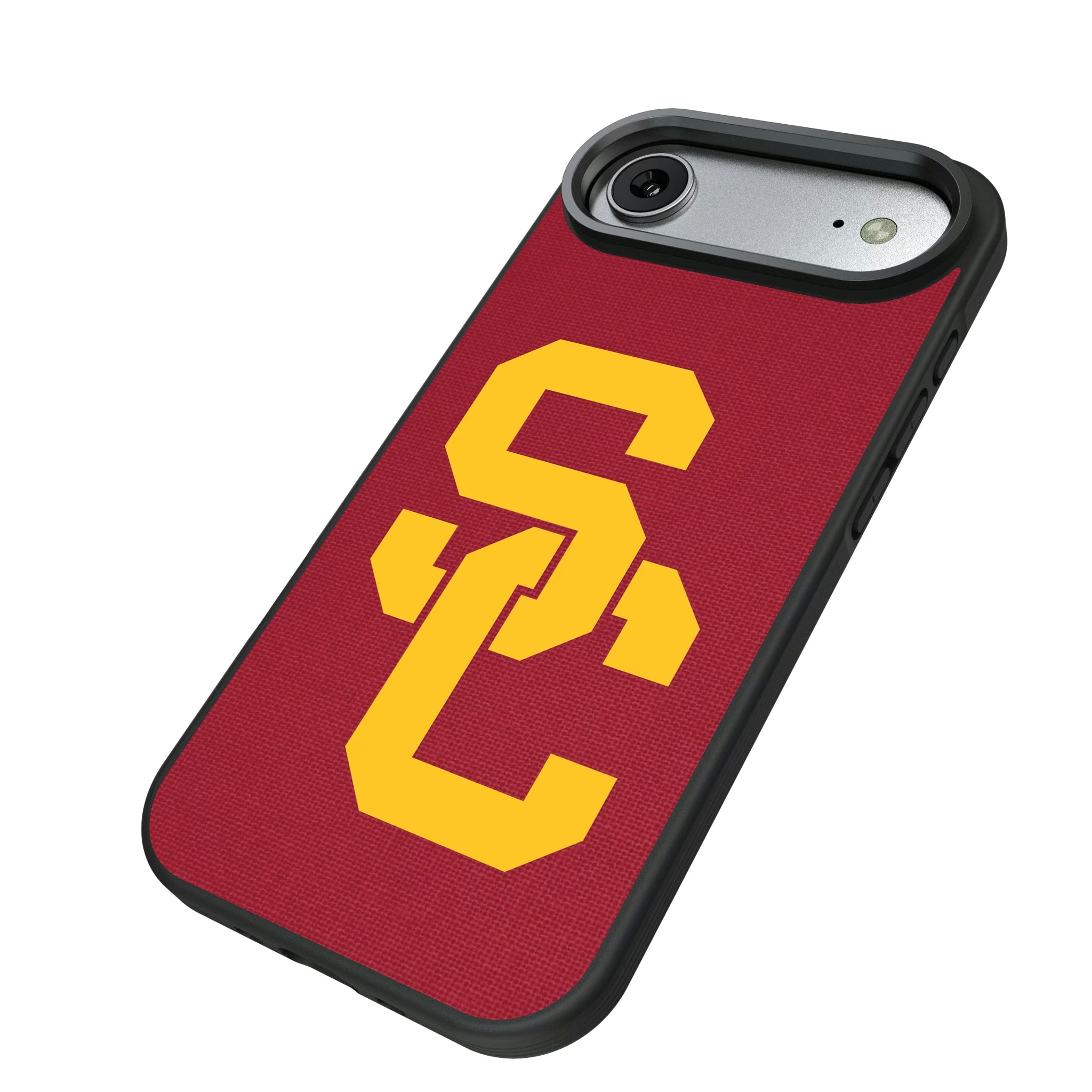University of Southern California Trojans Solid iPhone Bump Phone Case for Apple iPhone - Isometric View#Device_iPhone Air