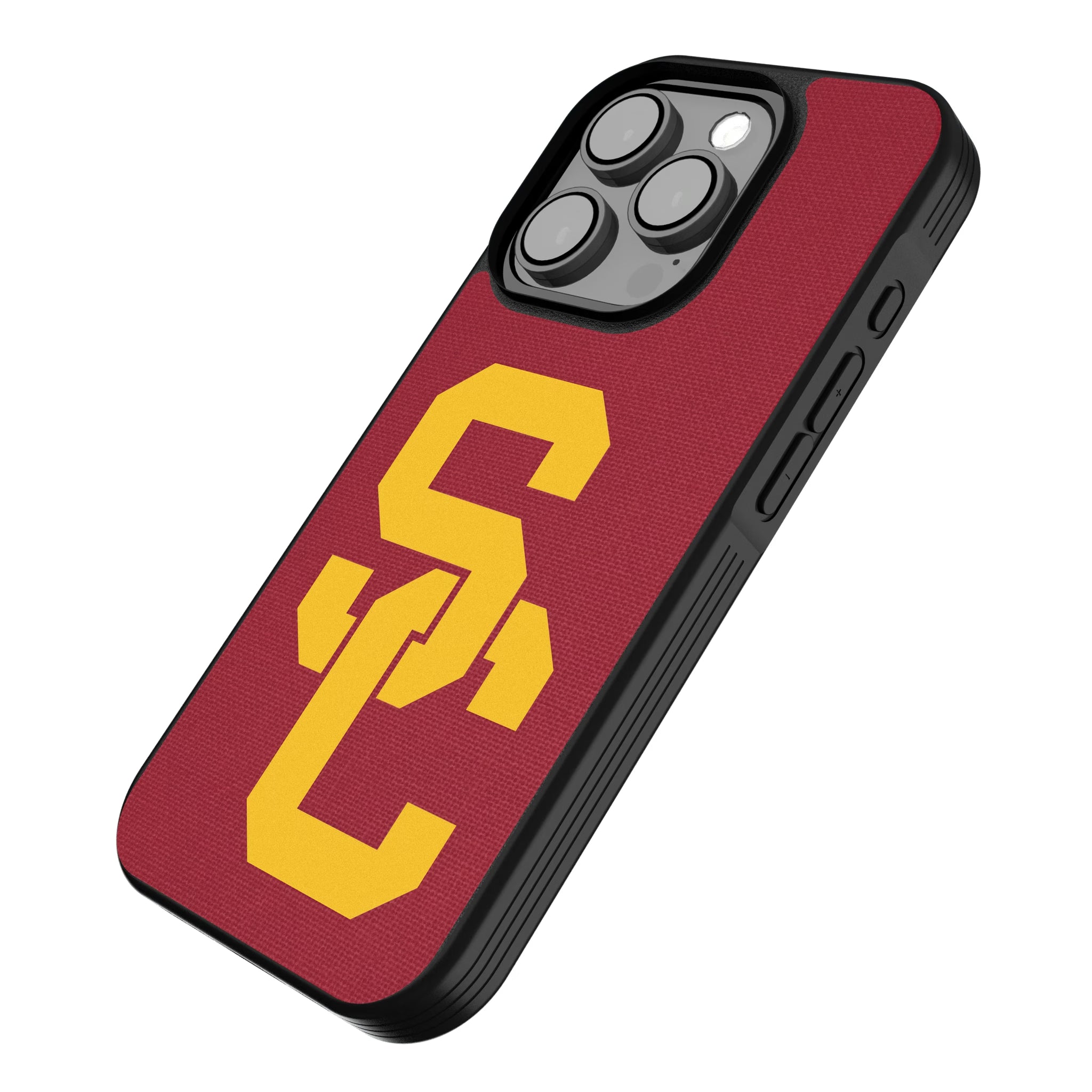 University of Southern California Trojans Solid iPhone Bump Phone Case for Apple iPhone - Isometric View