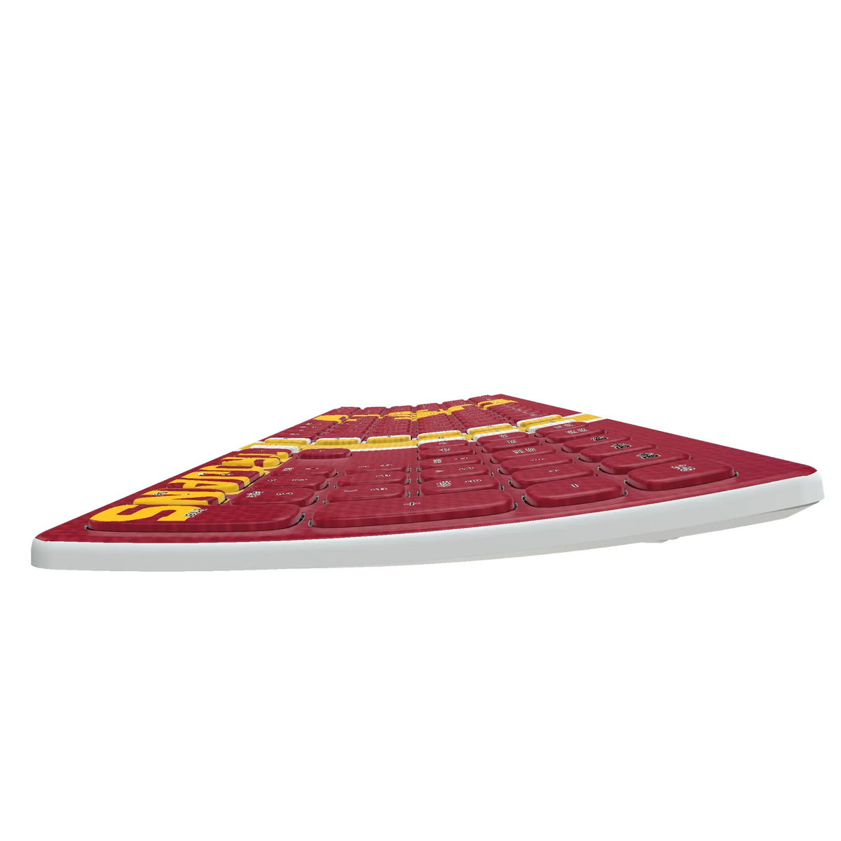 University of Southern California Trojans Stripe KKB605 Curved Wireless Keyboard