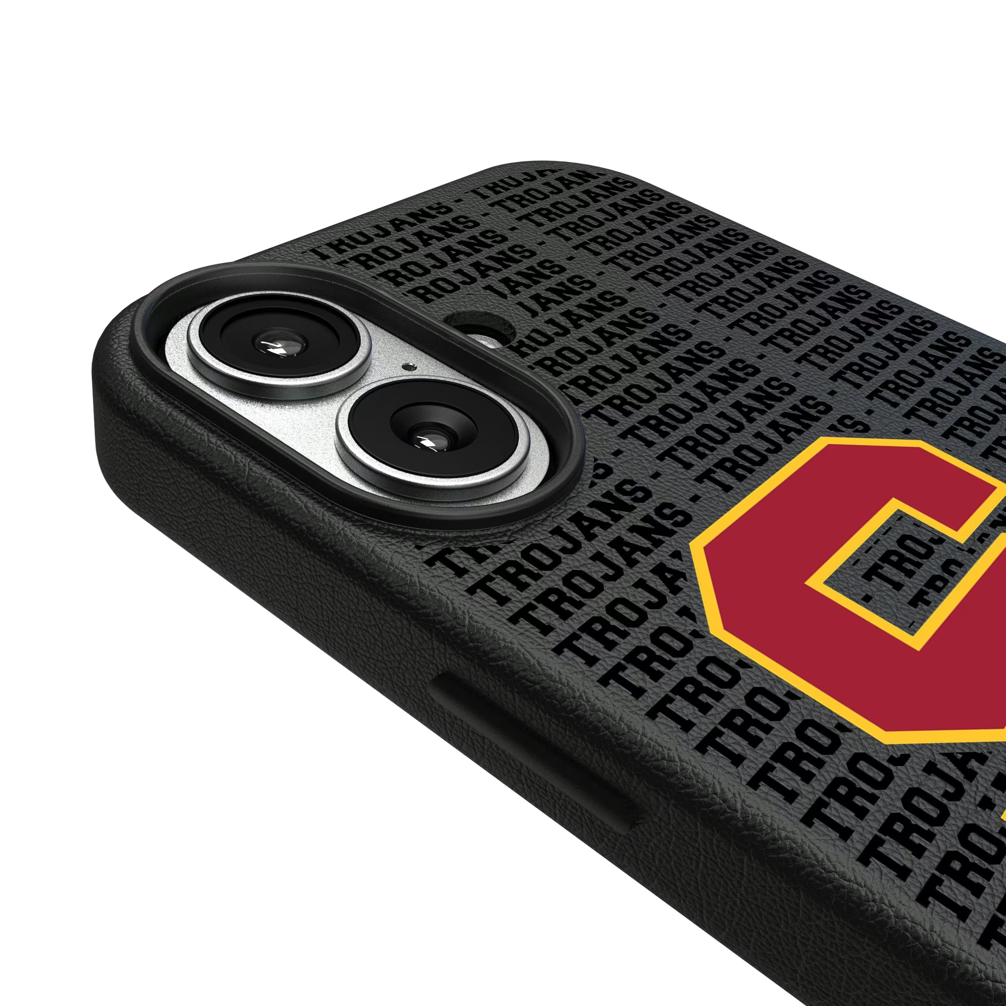 University of Southern California Trojans Text Backdrop iPhone MagSafe Compatible Phone Case for Apple iPhone - Detail#Device_iPhone 17