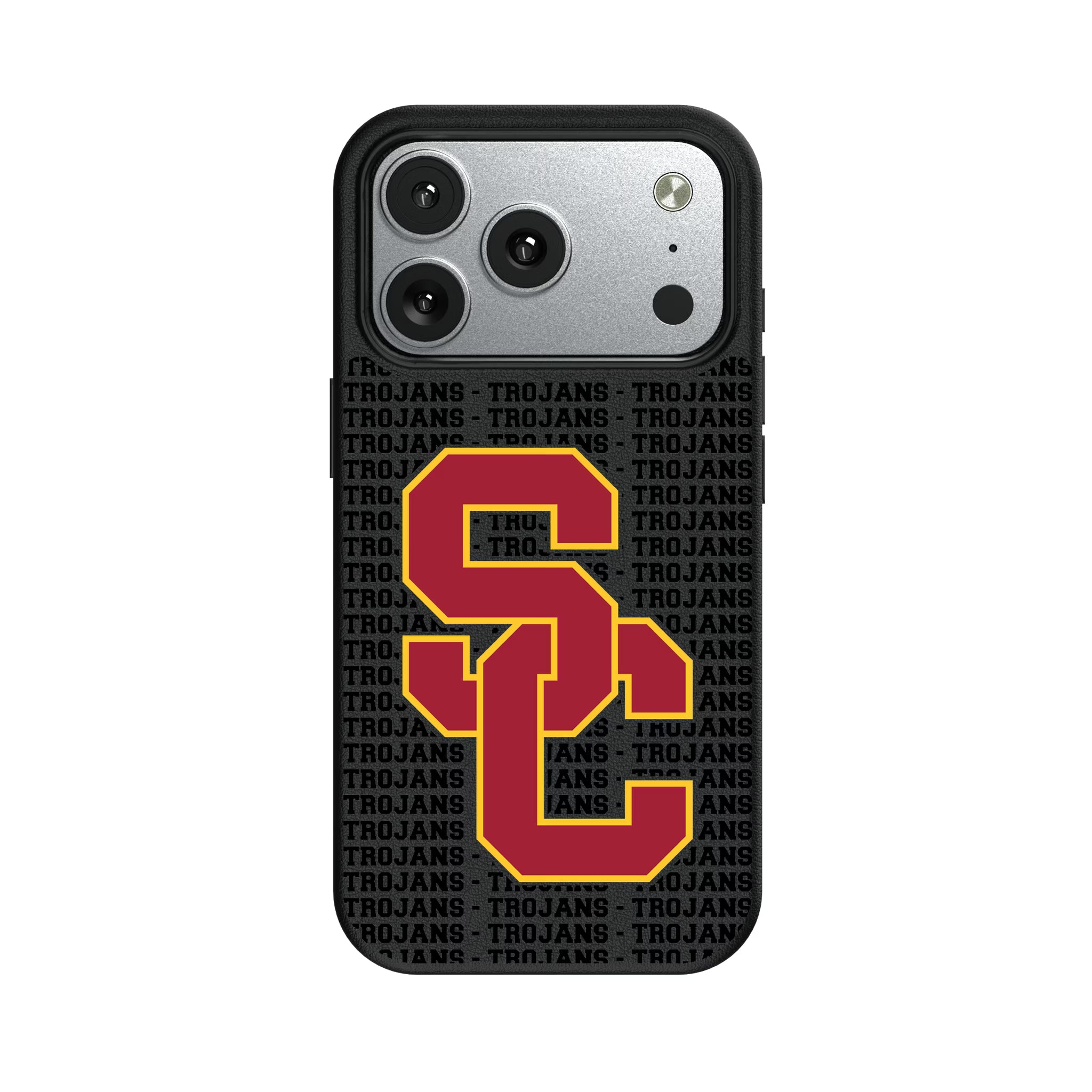 University of Southern California Trojans Text Backdrop iPhone MagSafe Compatible Phone Case for Apple iPhone#Device_iPhone 17 Pro