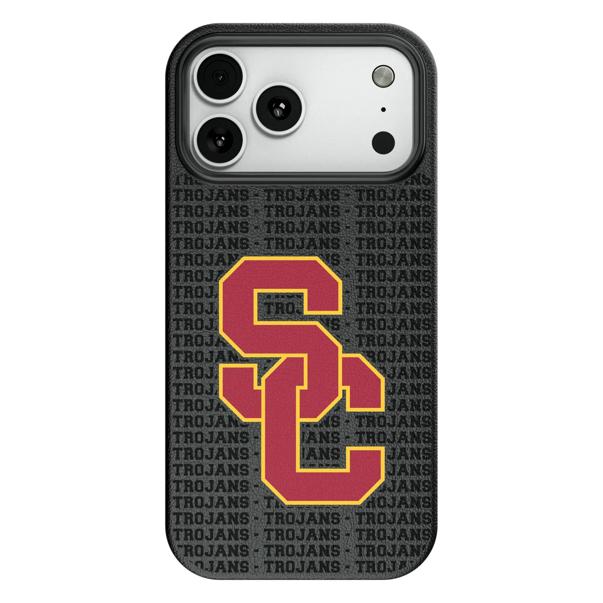 University of Southern California Trojans Text Backdrop MagSafe Compatible Phone Case for Apple iPhone
