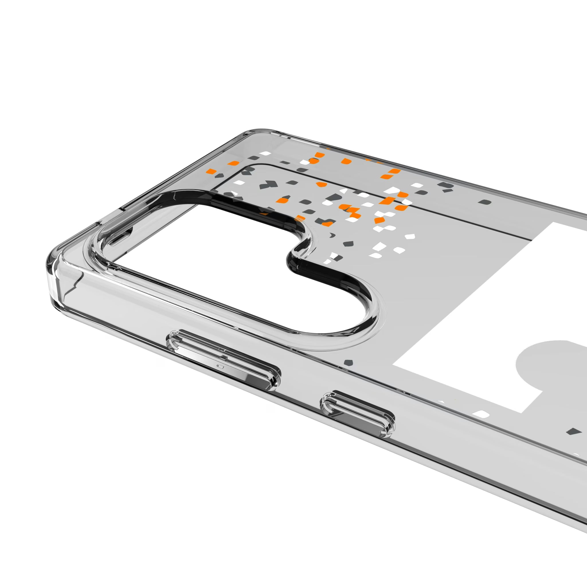 University of Tennessee Volunteers Confetti Galaxy Clear Phone Case for Samsung Galaxy - Detail