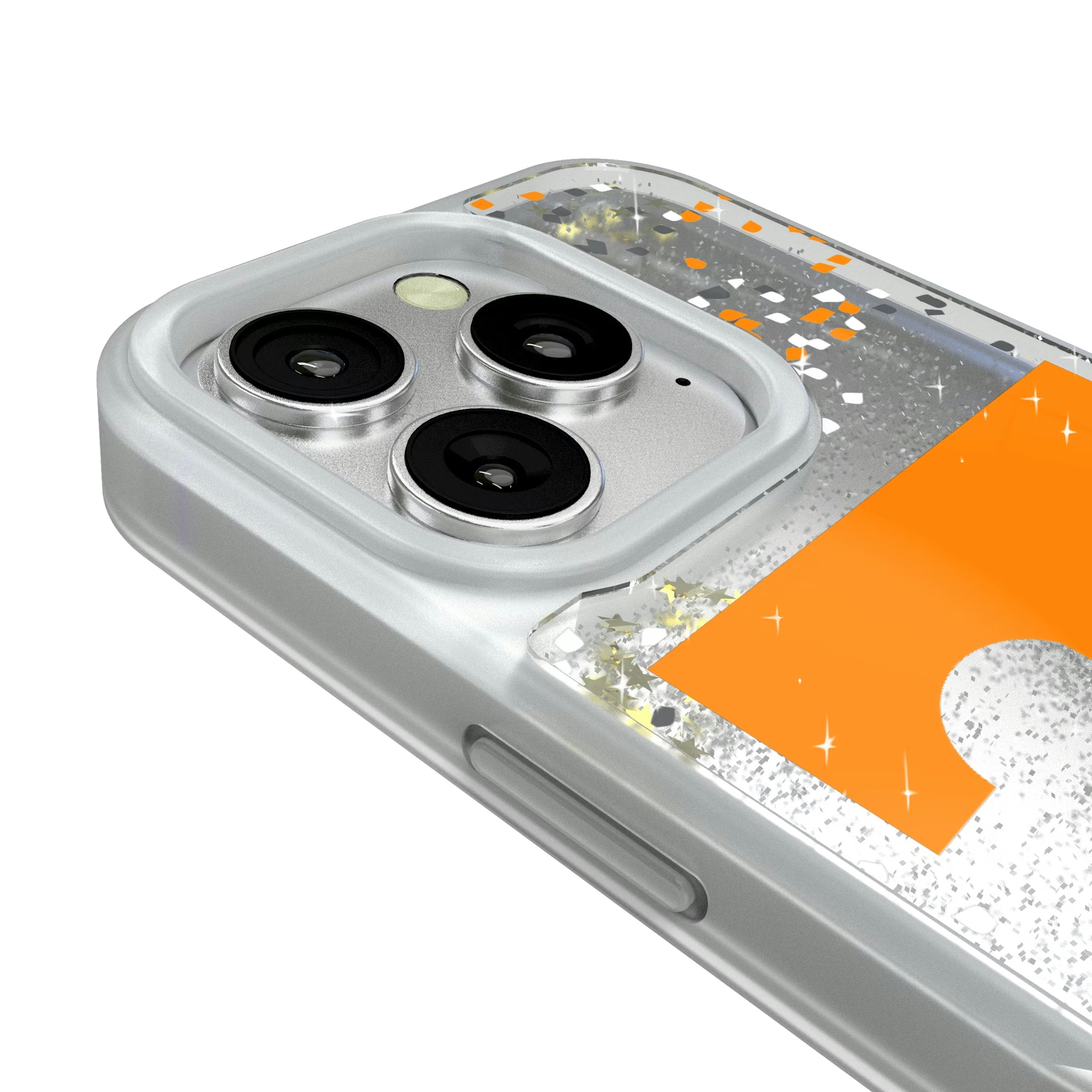 University of Tennessee Volunteers Confetti iPhone Glitter Phone Case for Apple iPhone - Detail#Device_iPhone 16 Pro