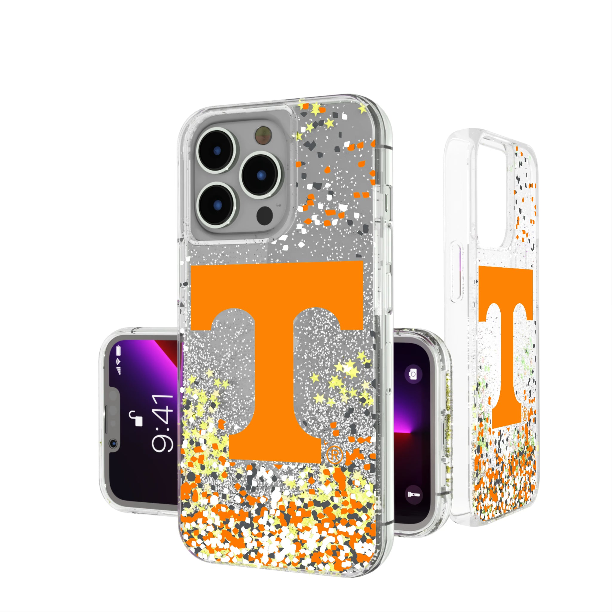University of Tennessee Volunteers Confetti iPhone Glitter Phone Case for Apple iPhone