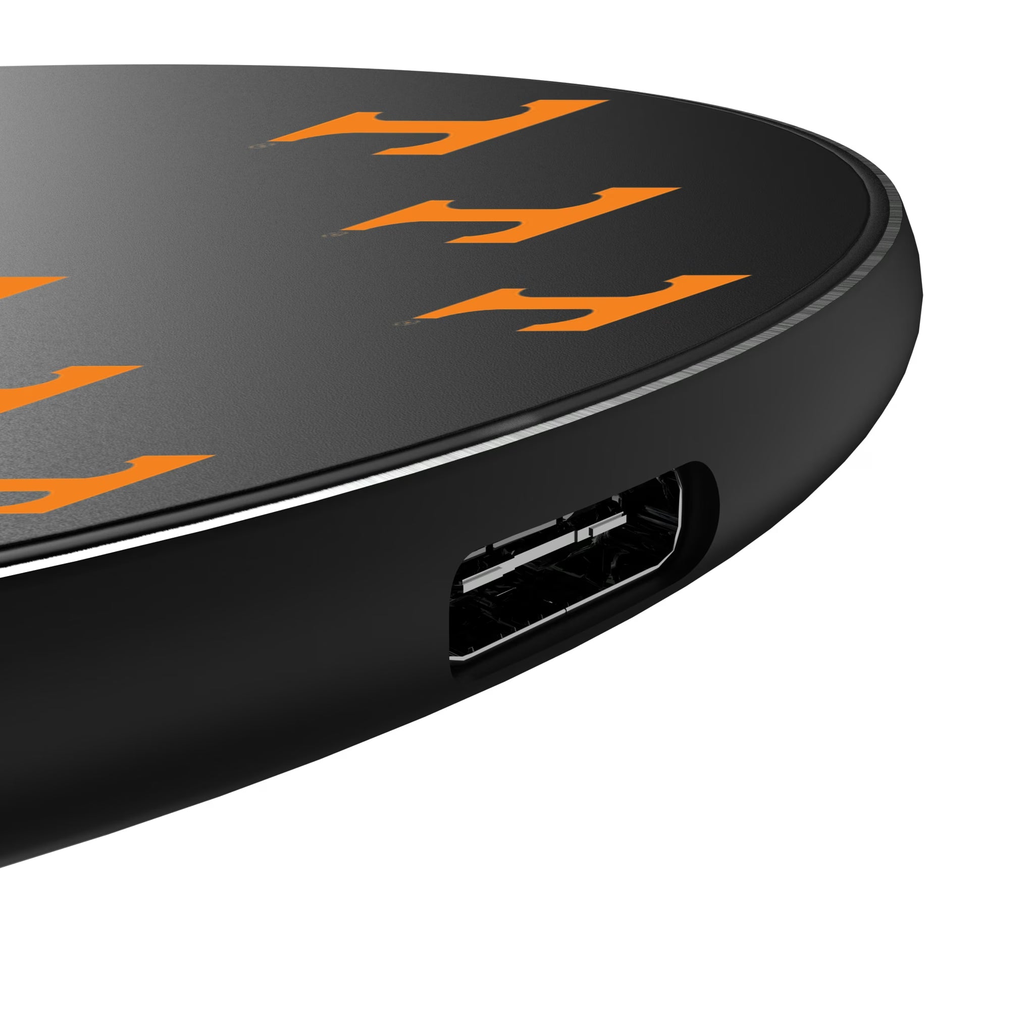 University of Tennessee Volunteers Fashion Pattern 15-Watt Wireless Charger - Detail