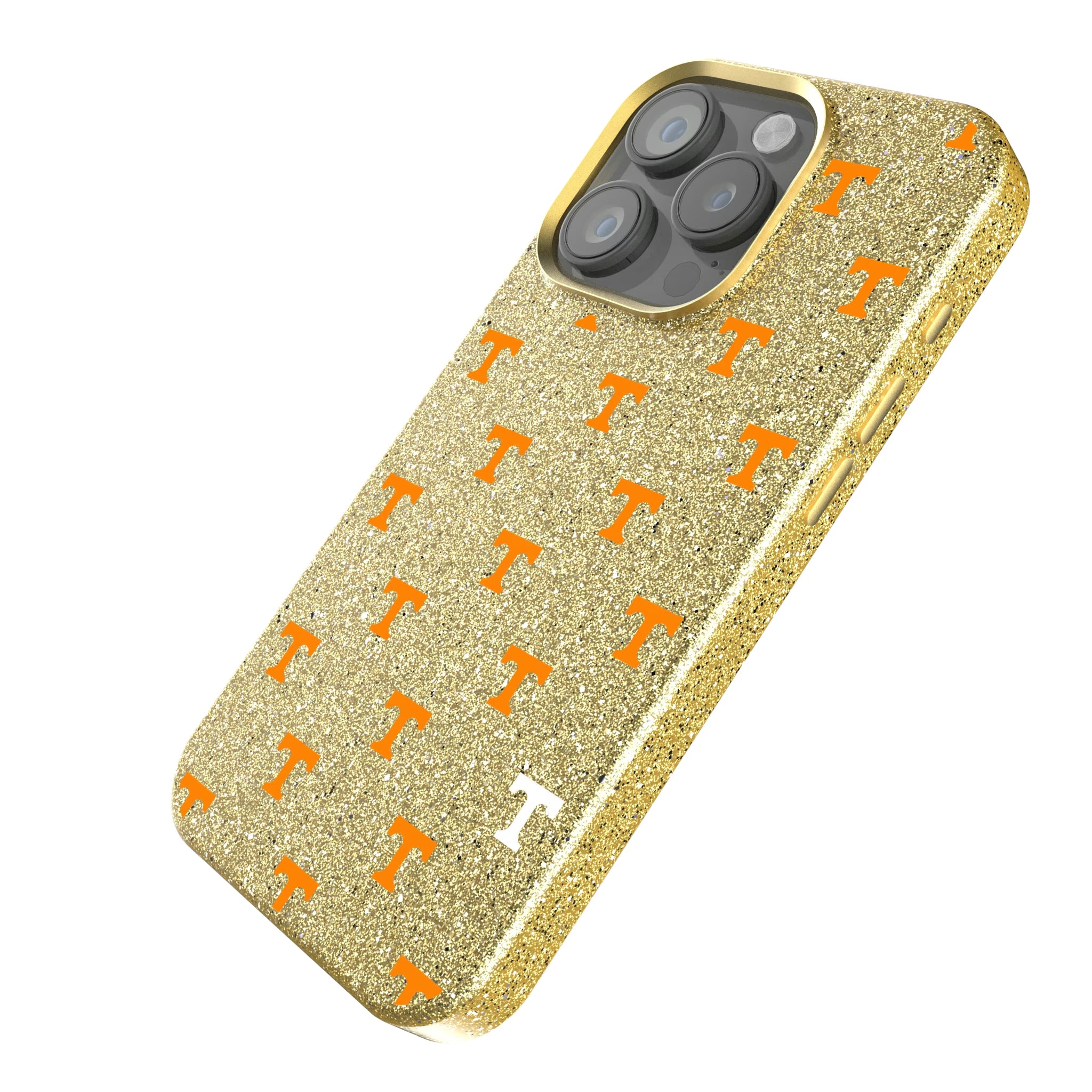 University of Tennessee Volunteers Fashion Pattern iPhone Bling Phone Case for Apple iPhone - Isometric View