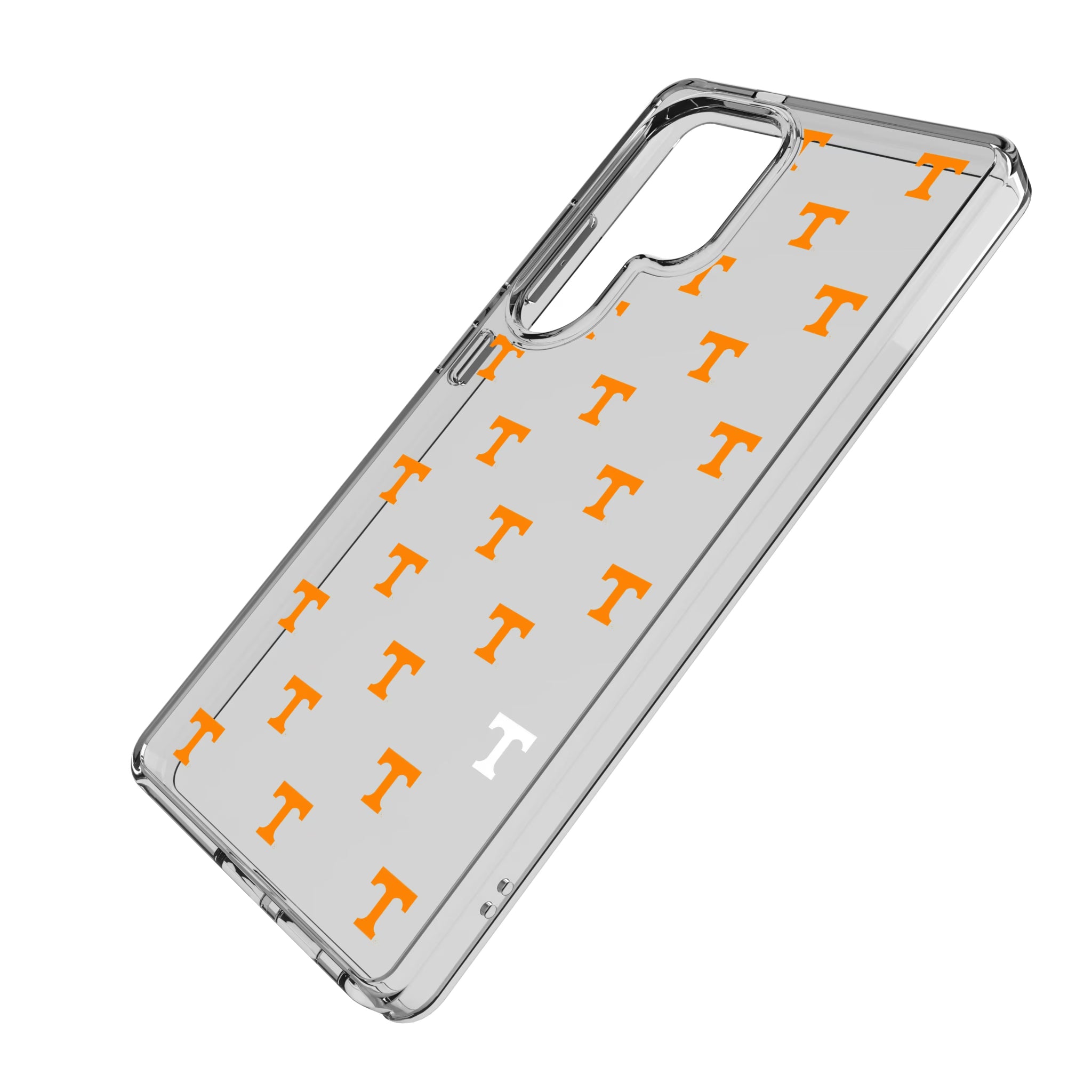 University of Tennessee Volunteers Fashion Pattern Galaxy Clear Phone Case for Samsung Galaxy - Isometric View