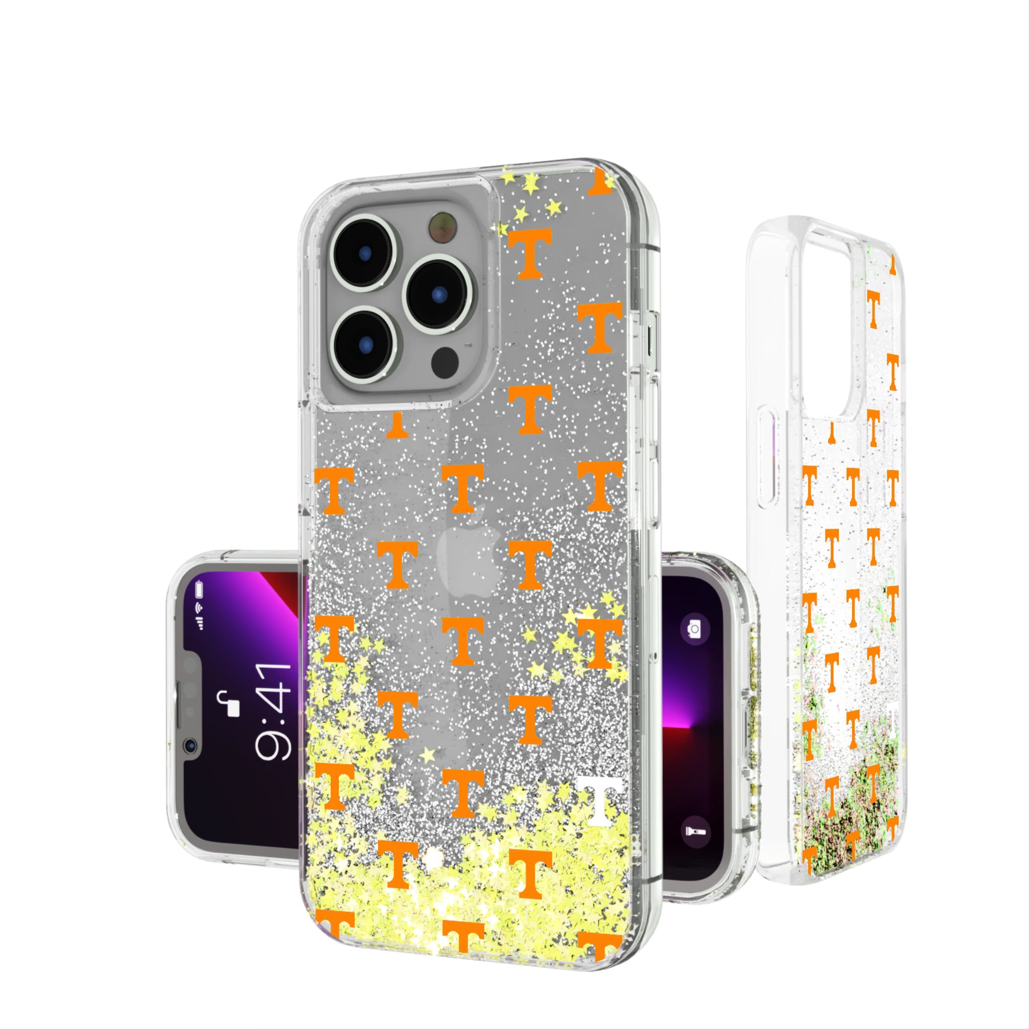 University of Tennessee Volunteers Fashion Pattern iPhone Glitter Phone Case for Apple iPhone
