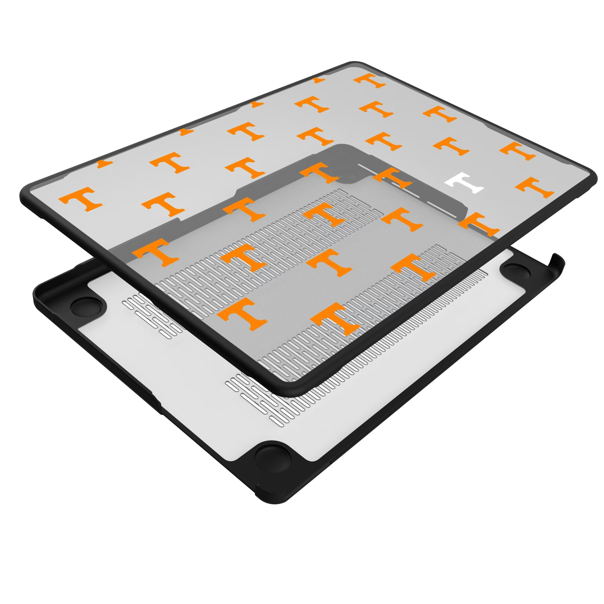 University of Tennessee Volunteers Fashion Pattern MacBook Laptop Case for Apple MacBook - Isometric View#Device_MacBook Pro (14-inch, 2021) / MacBook Pro (14-inch, 2023) / MacBook Pro (14-inch, 2024)