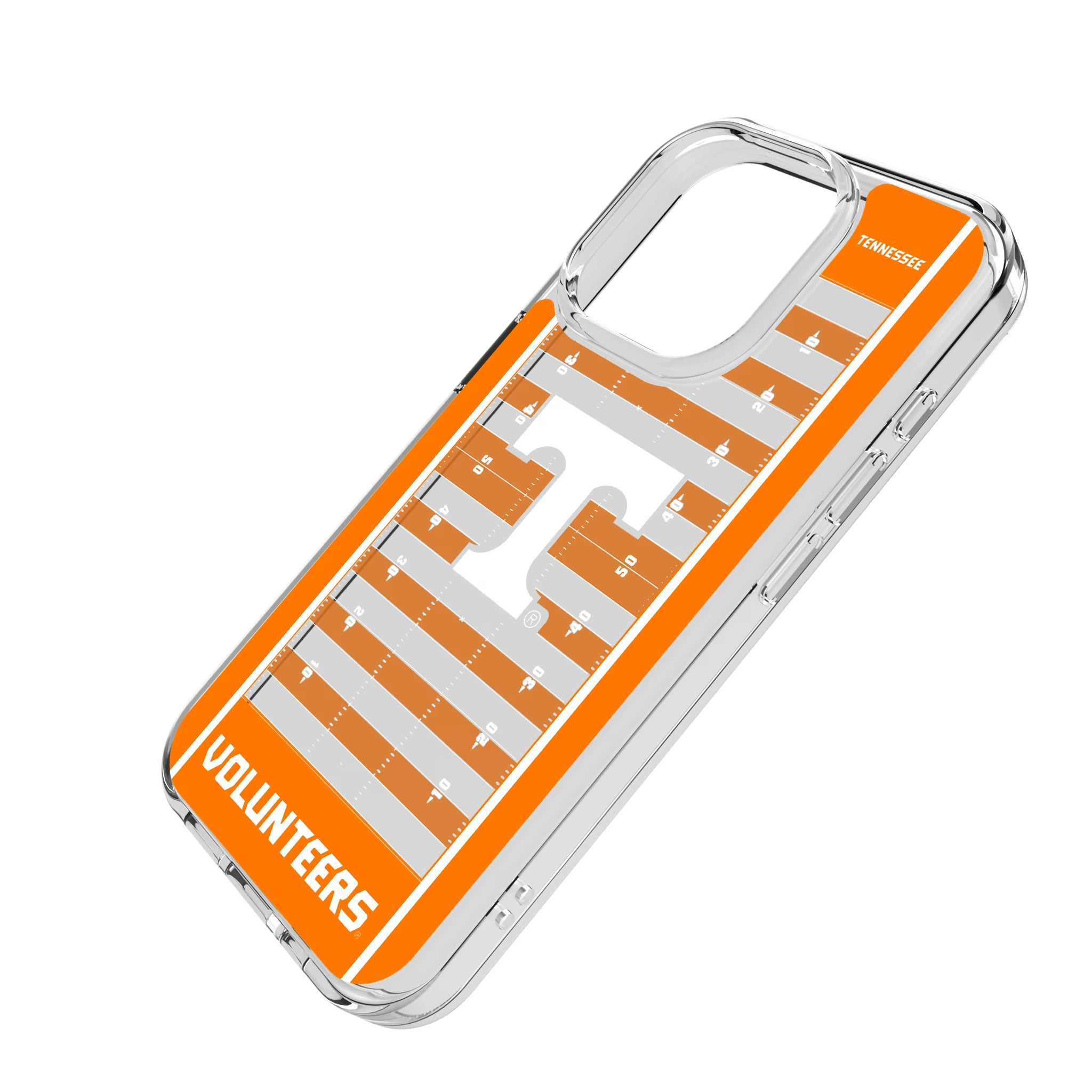 University of Tennessee Volunteers Field iPhone Clear Phone Case for Apple iPhone - Isometric View