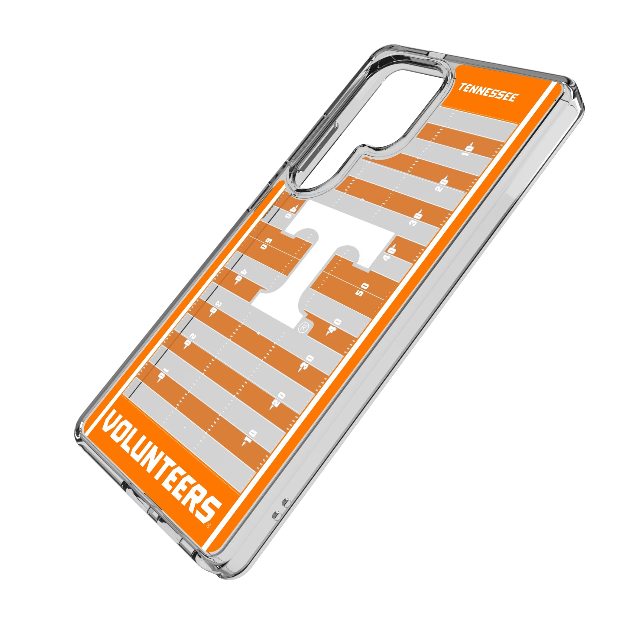 University of Tennessee Volunteers Field Galaxy Clear Phone Case for Samsung Galaxy - Isometric View