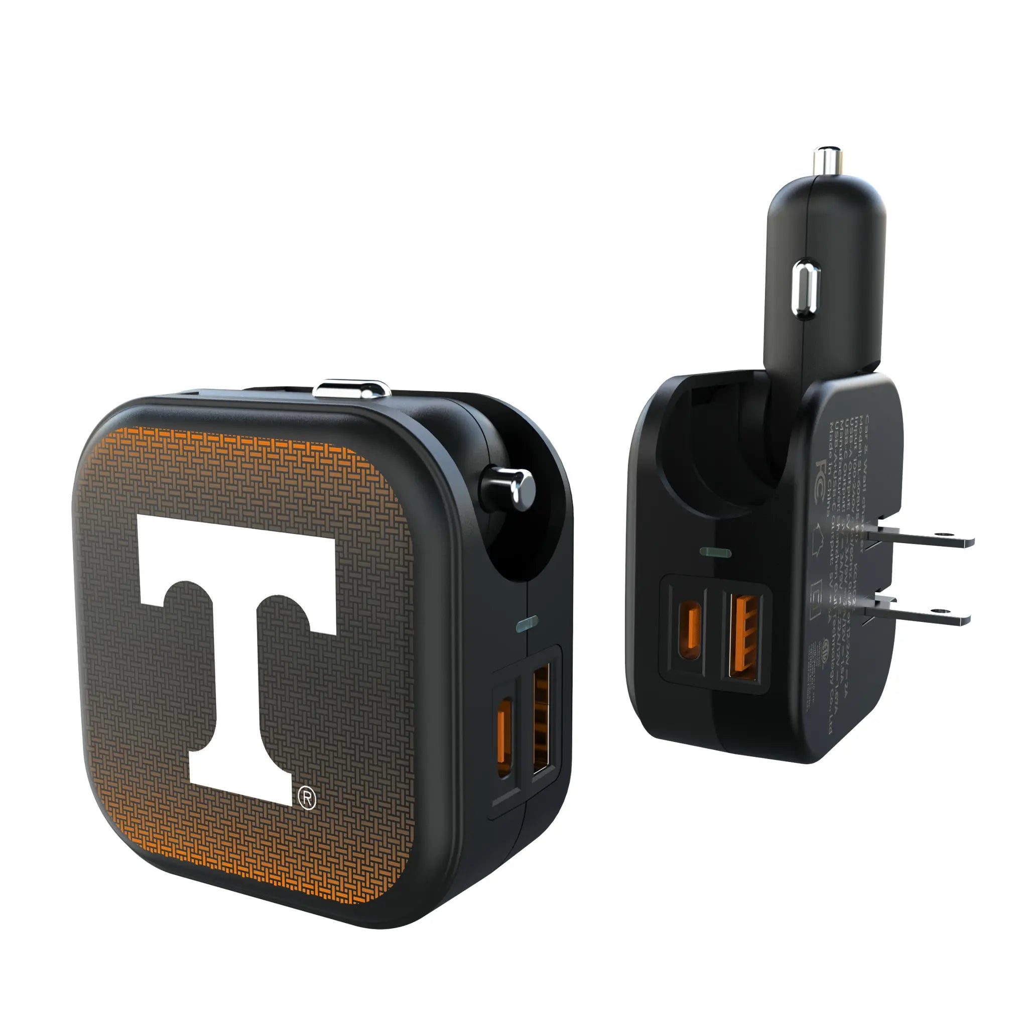 University of Tennessee Volunteers Linen 2 in 1 USB A/C Charger