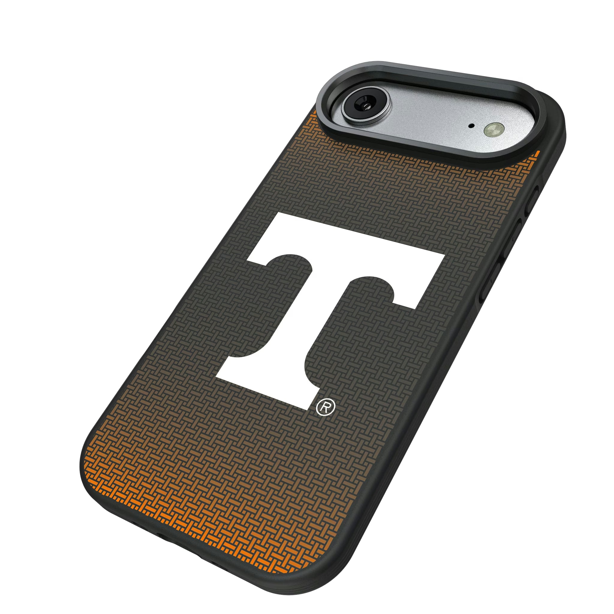 University of Tennessee Volunteers Linen iPhone Bump Phone Case for Apple iPhone - Isometric View#Device_iPhone Air