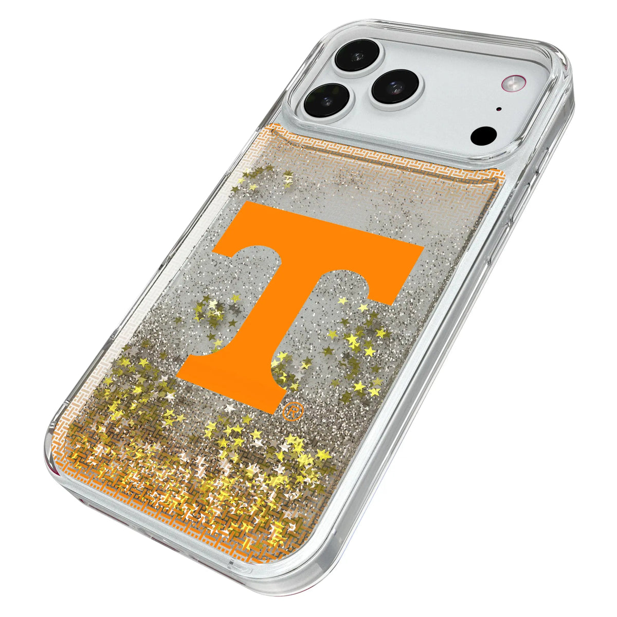 University of Tennessee Volunteers Linen iPhone Glitter Phone Case for Apple iPhone - Isometric View#Device_iPhone 18 Pro Max