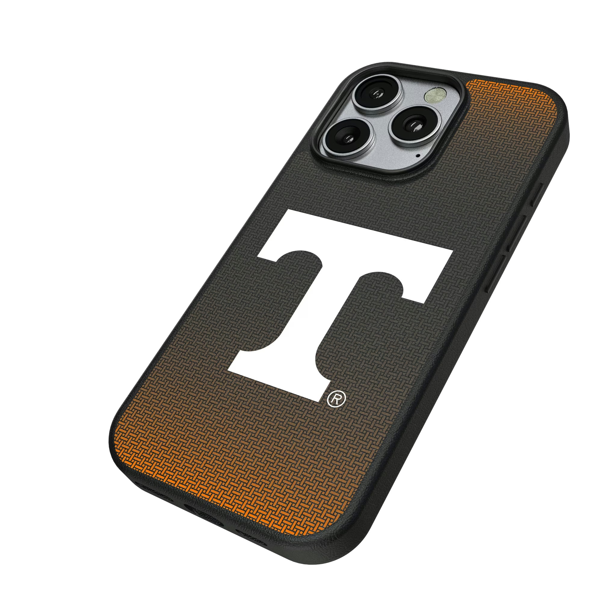 University of Tennessee Volunteers Linen iPhone MagSafe Compatible Phone Case for Apple iPhone - Isometric View