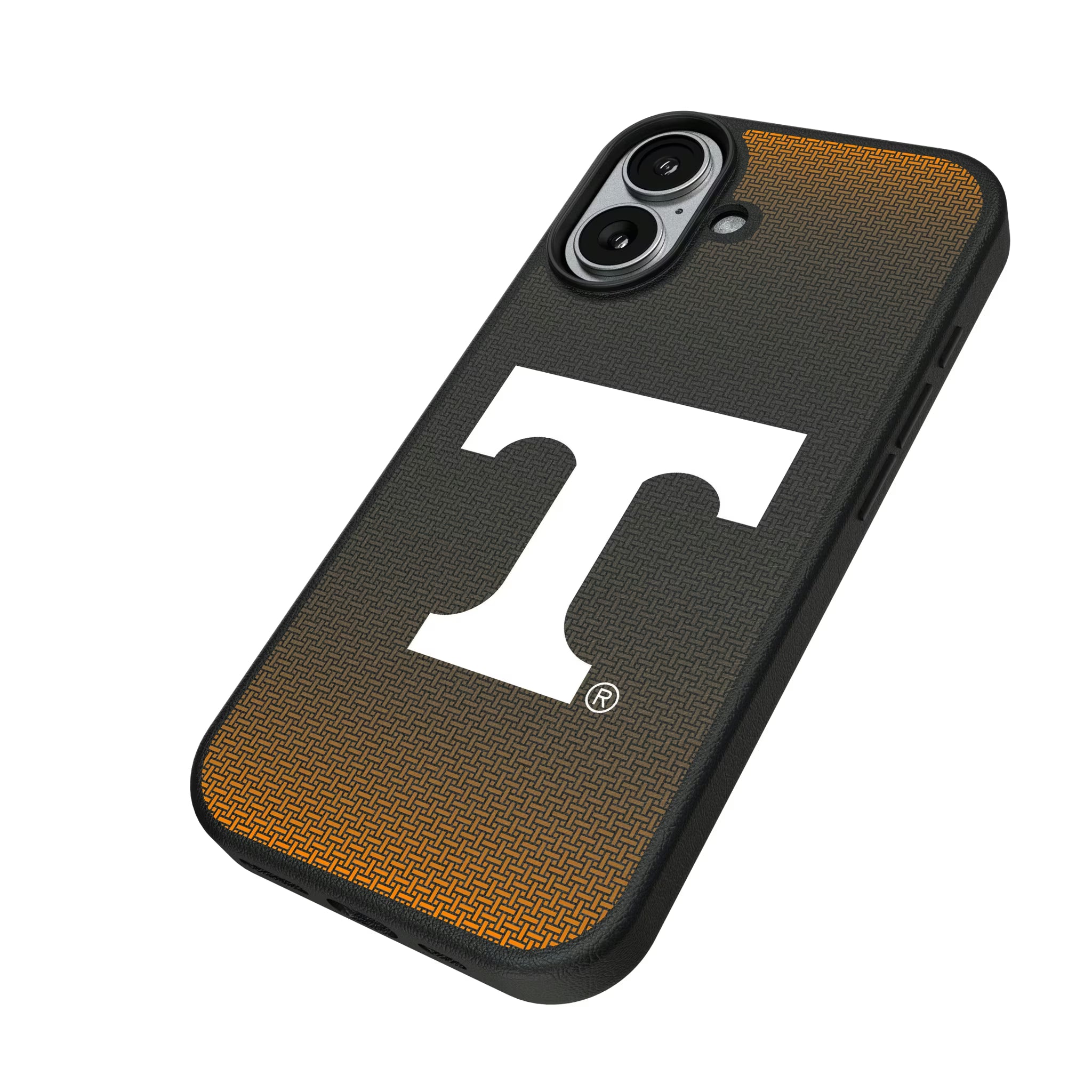 University of Tennessee Volunteers Linen iPhone MagSafe Compatible Phone Case for Apple iPhone - Isometric View#Device_iPhone 17