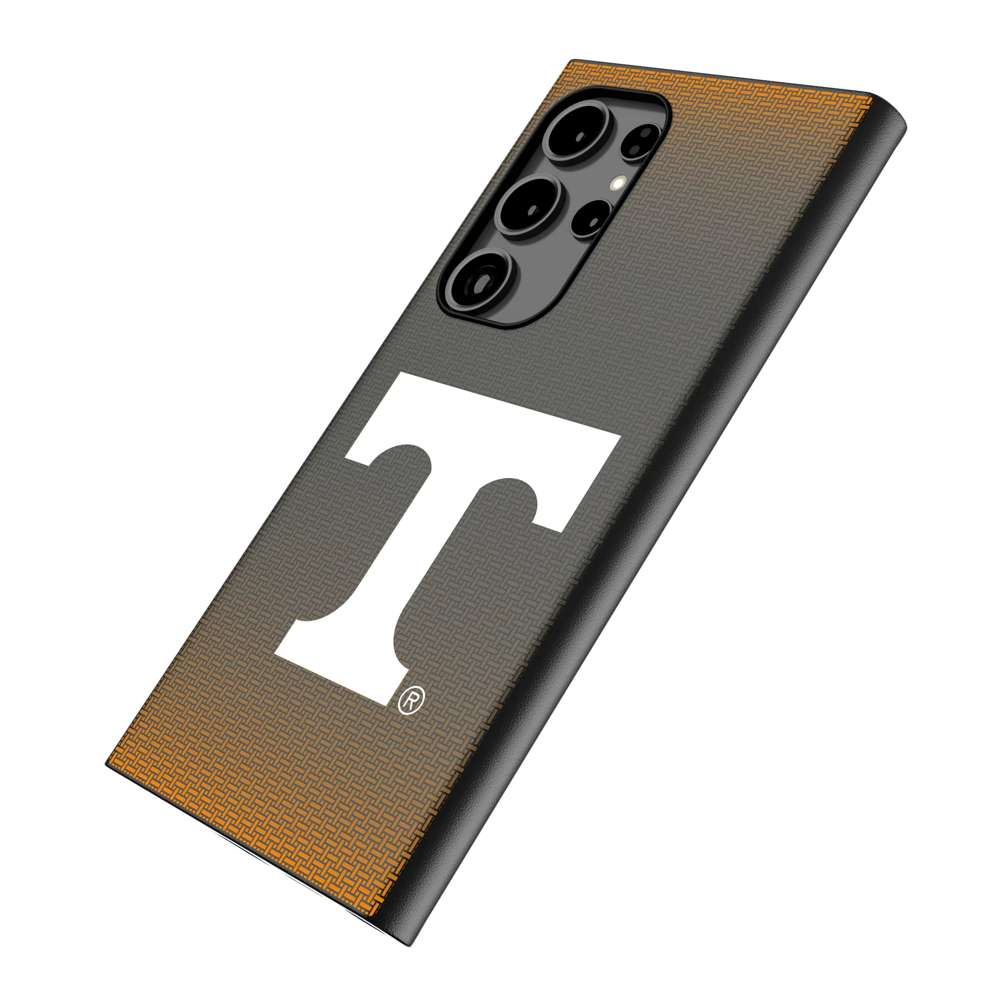 University of Tennessee Volunteers Linen Galaxy MagSafe Compatible Phone Case for Samsung Galaxy - Isometric View