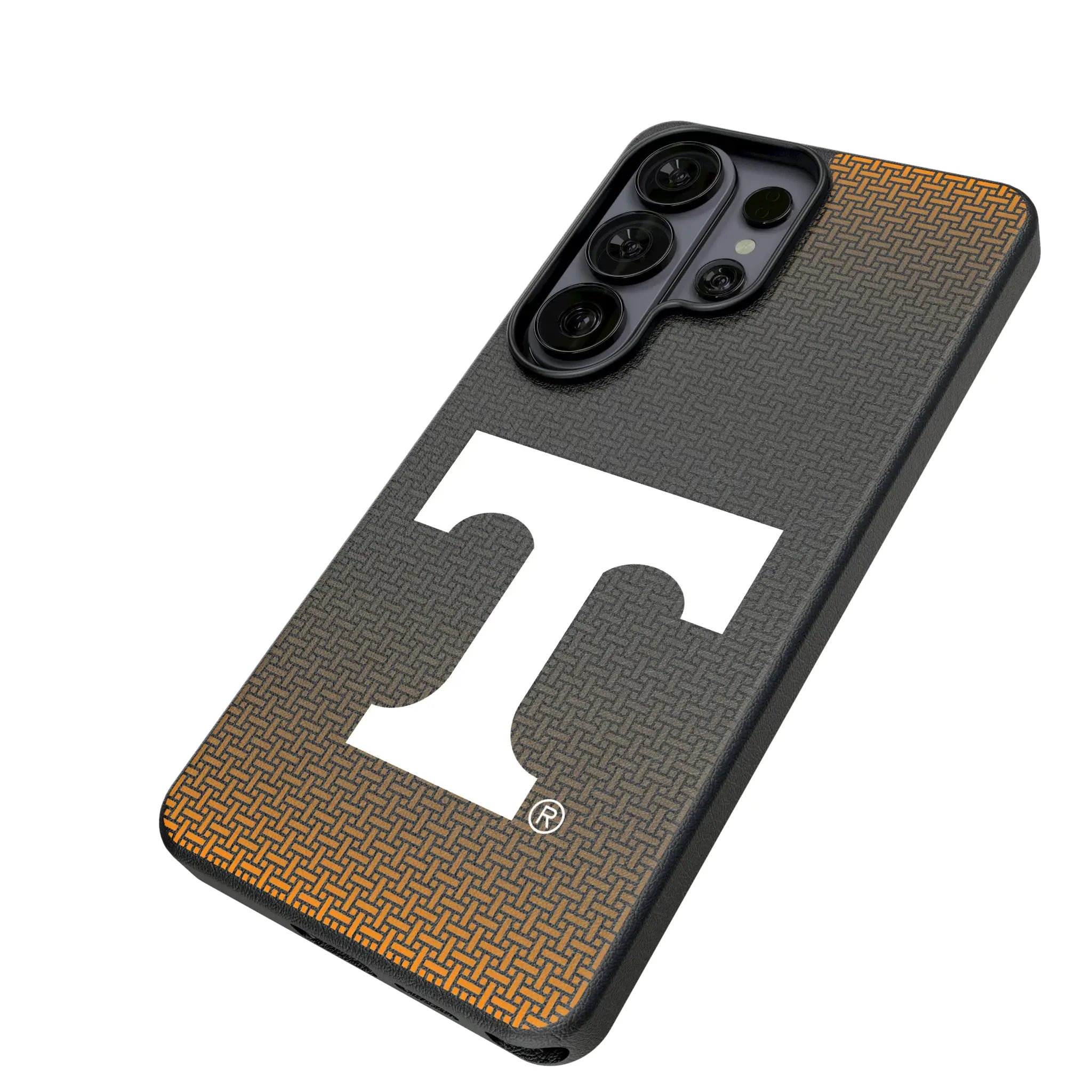 University of Tennessee Volunteers Linen Galaxy MagSafe Compatible Phone Case for Samsung Galaxy - Isometric View#Device_Galaxy S26 Ultra