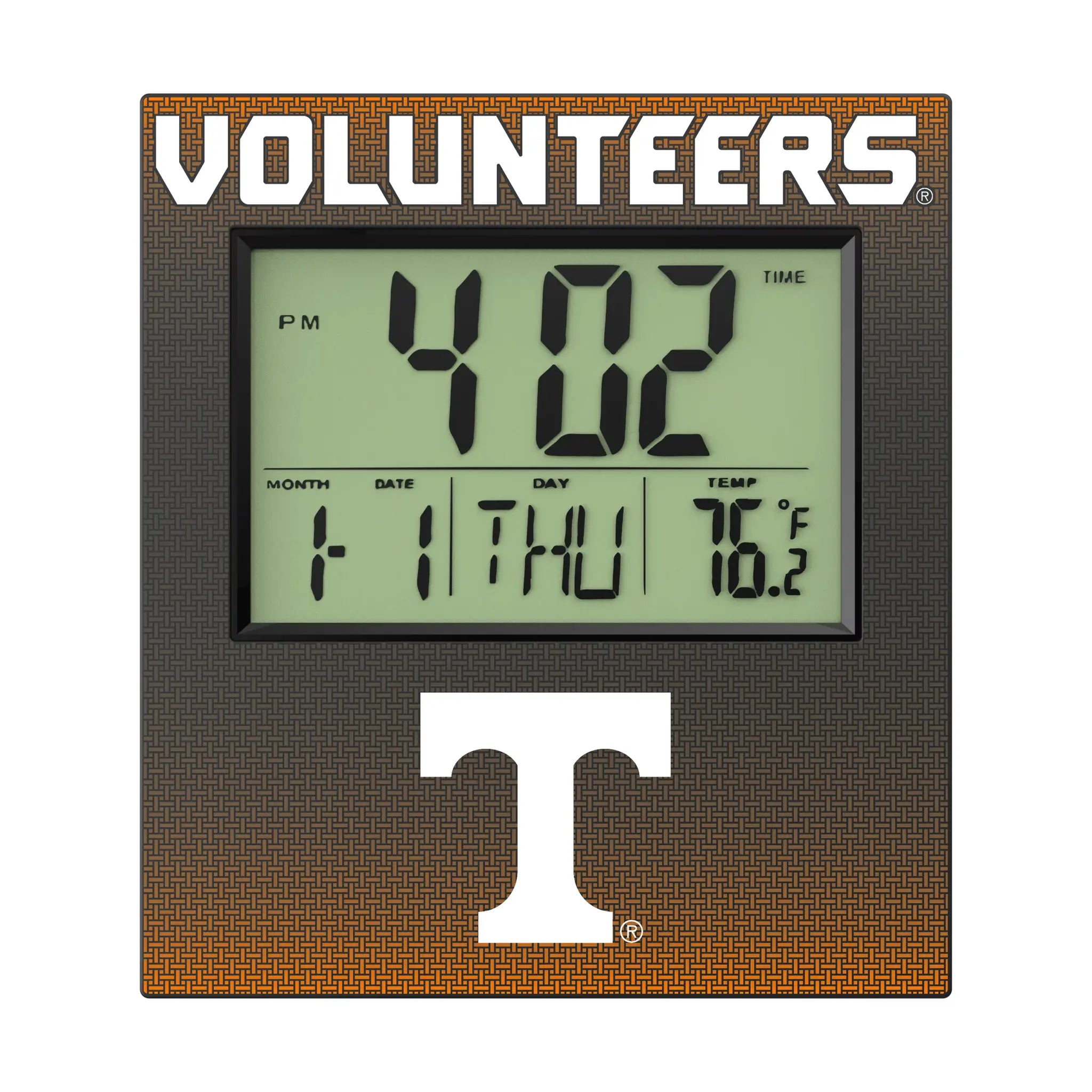 University of Tennessee Volunteers Linen Wall Clock