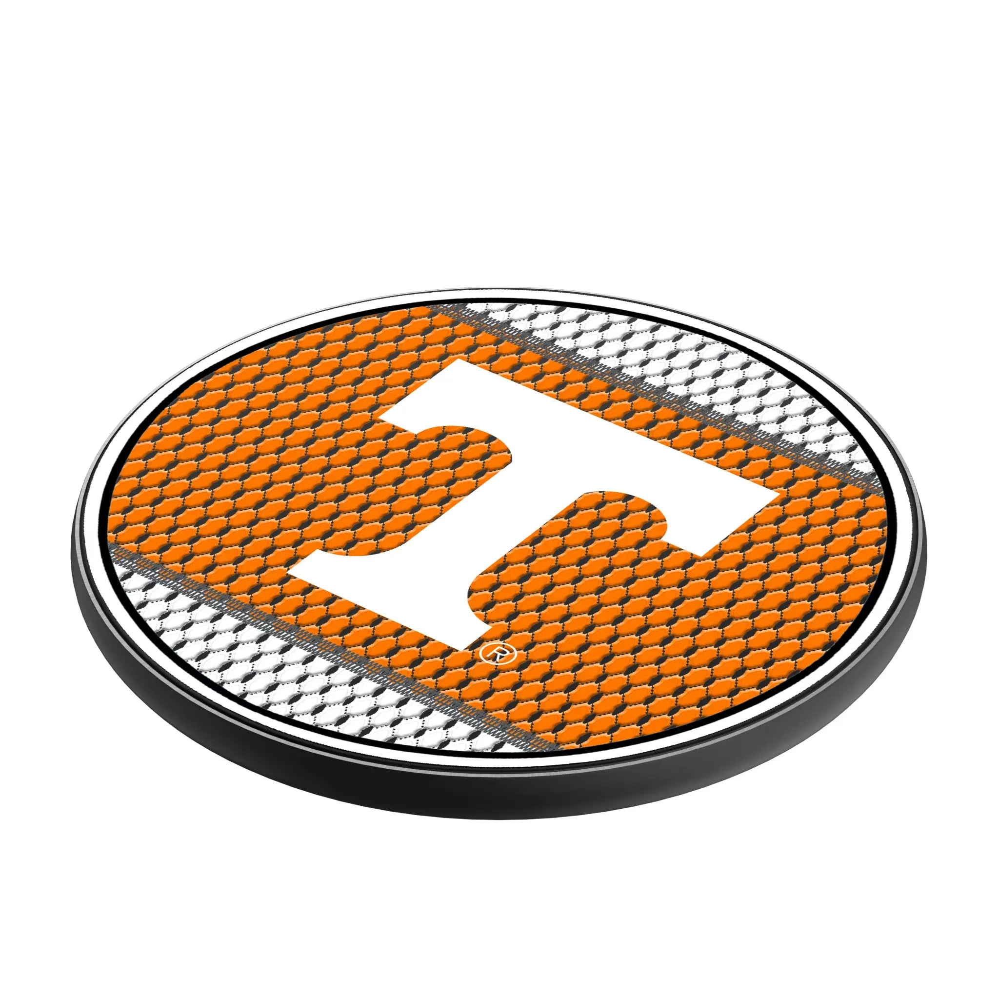 University of Tennessee Volunteers Mesh 15-Watt Wireless Charger - Isometric View