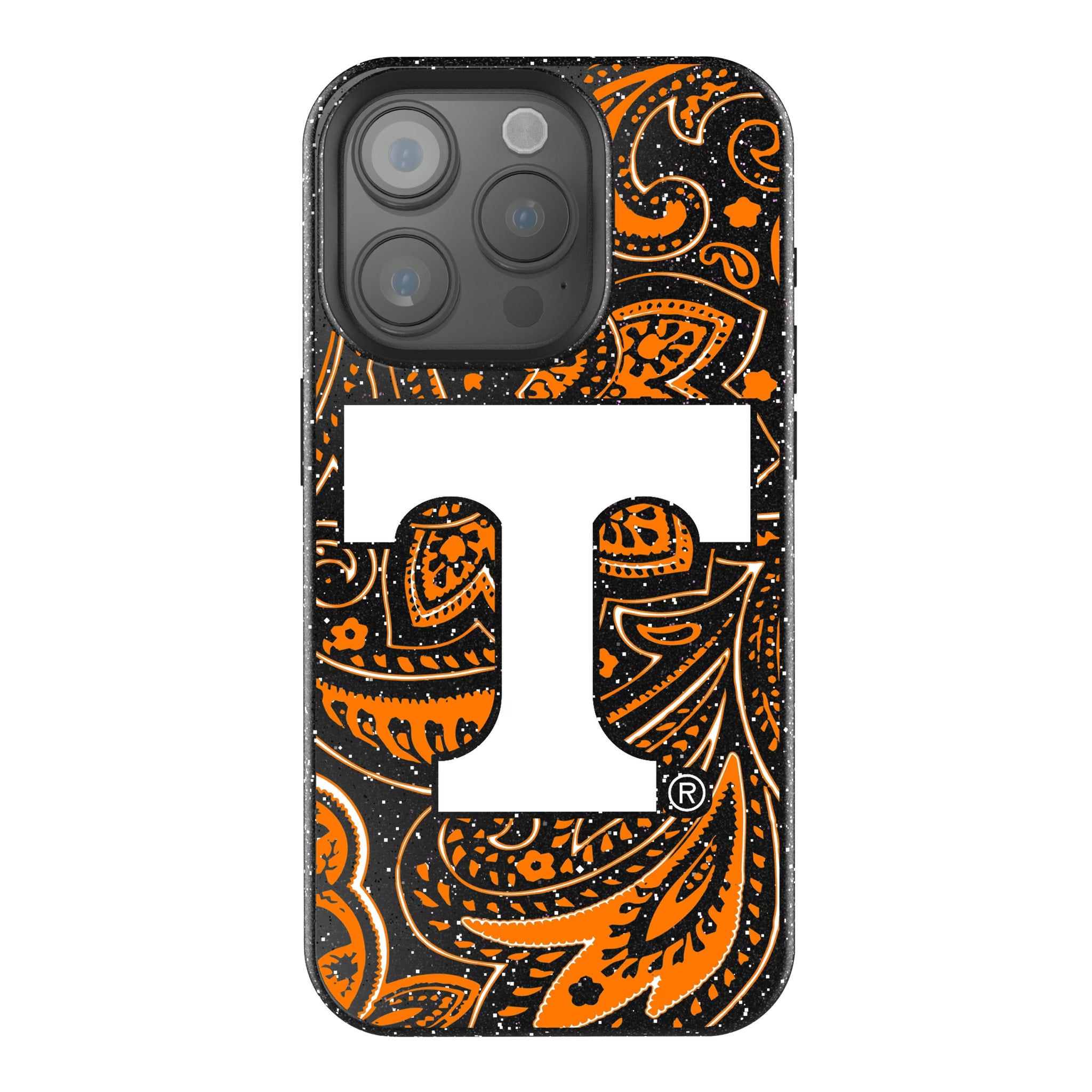 University of Tennessee Volunteers Paisley iPhone Bling Phone Case for Apple iPhone