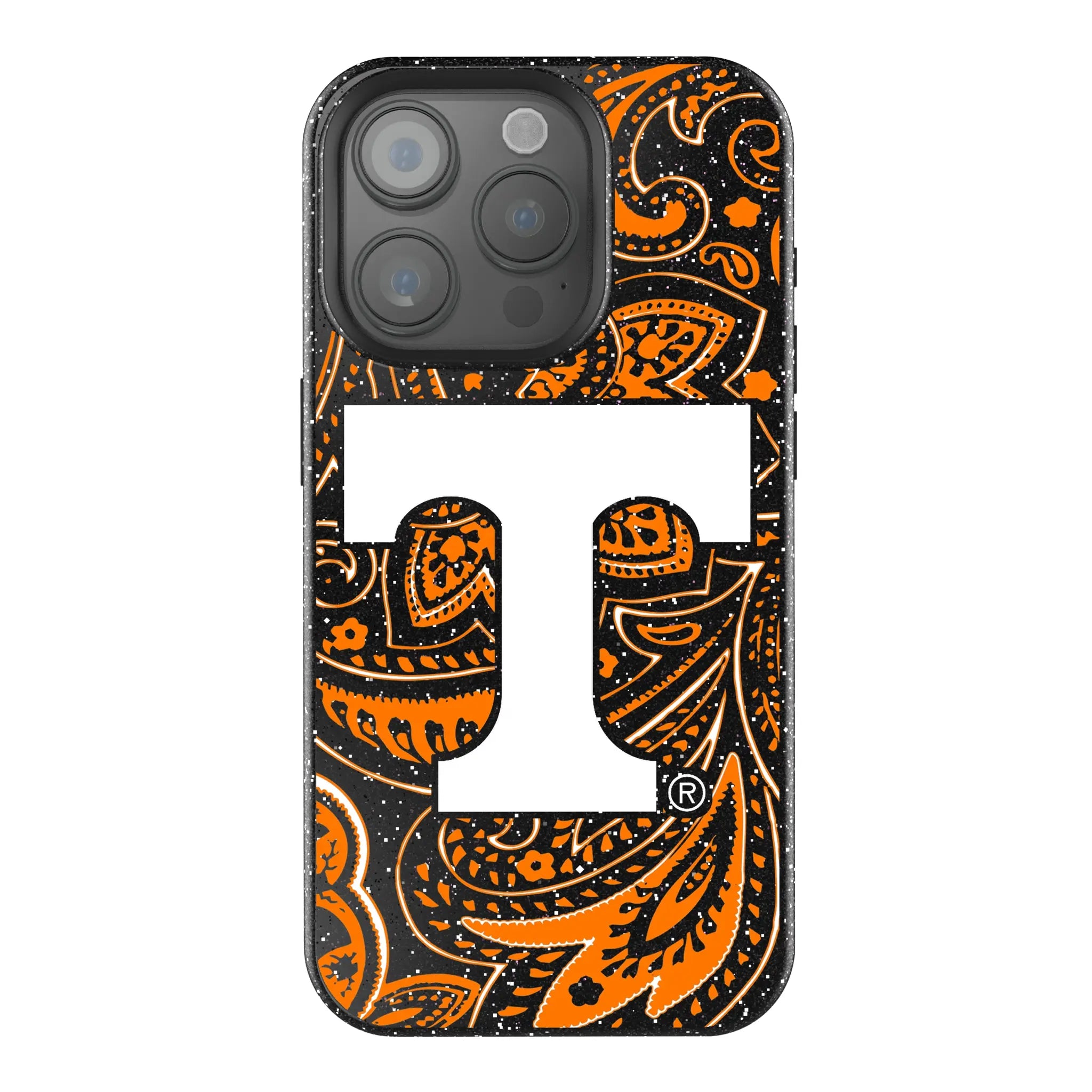 University of Tennessee Volunteers Paisley iPhone Bling Phone Case for Apple iPhone