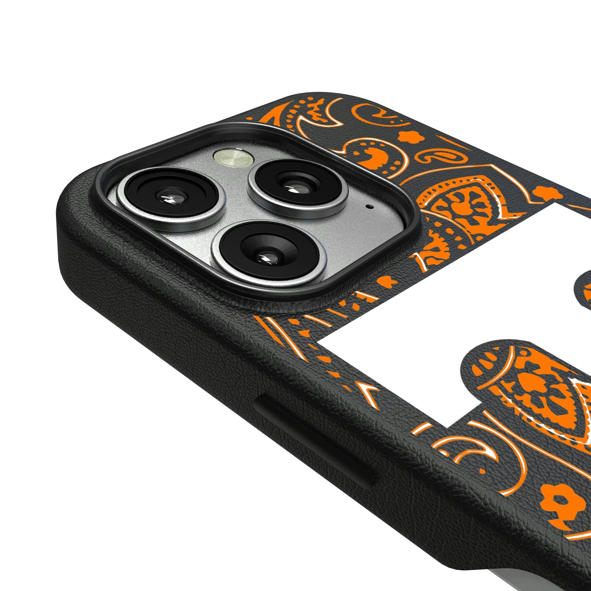 University of Tennessee Volunteers Paisley iPhone MagSafe Compatible Phone Case for Apple iPhone - Detail
