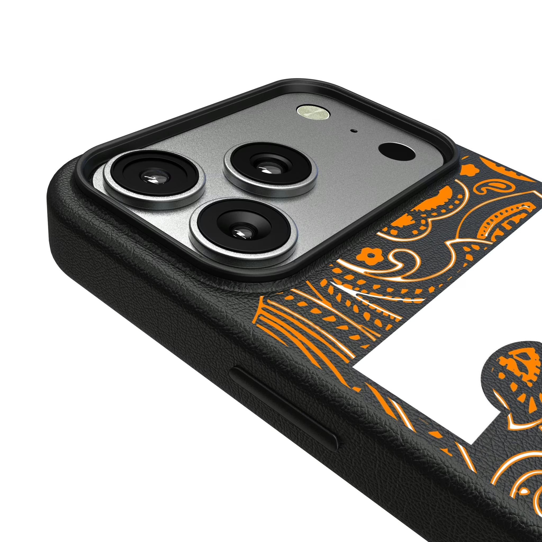 University of Tennessee Volunteers Paisley iPhone MagSafe Compatible Phone Case for Apple iPhone - Detail#Device_iPhone 17 Pro