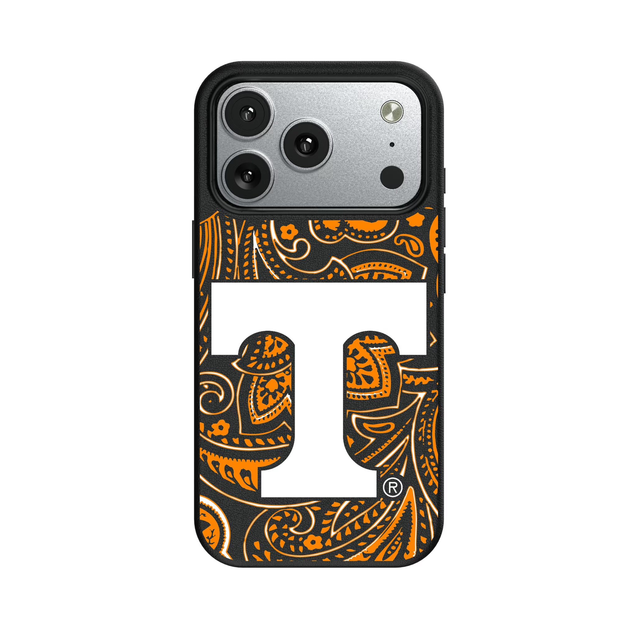University of Tennessee Volunteers Paisley iPhone MagSafe Compatible Phone Case for Apple iPhone#Device_iPhone 17 Pro