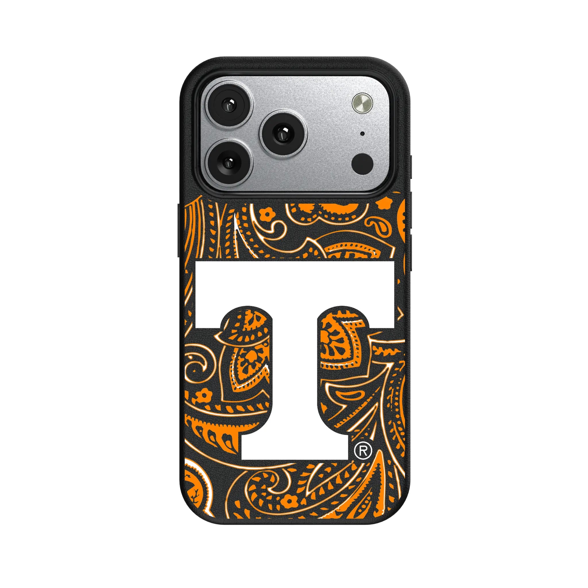 University of Tennessee Volunteers Paisley iPhone MagSafe Compatible Phone Case for Apple iPhone#Device_iPhone 17 Pro